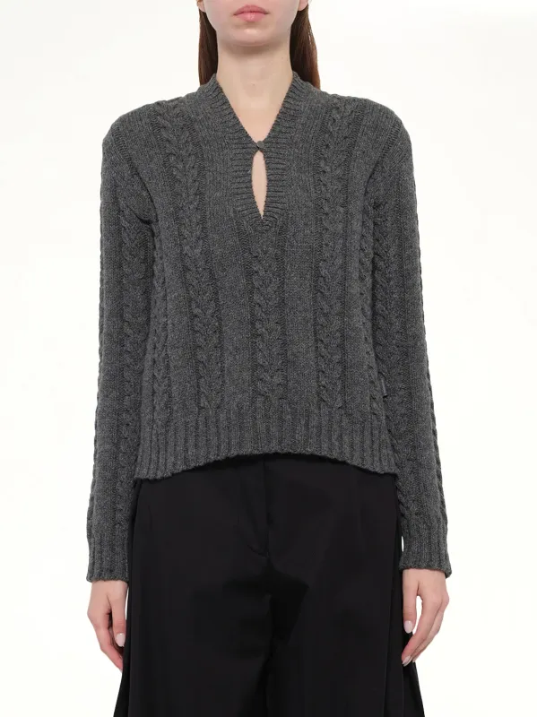 Sweater in Grey made by Loewe