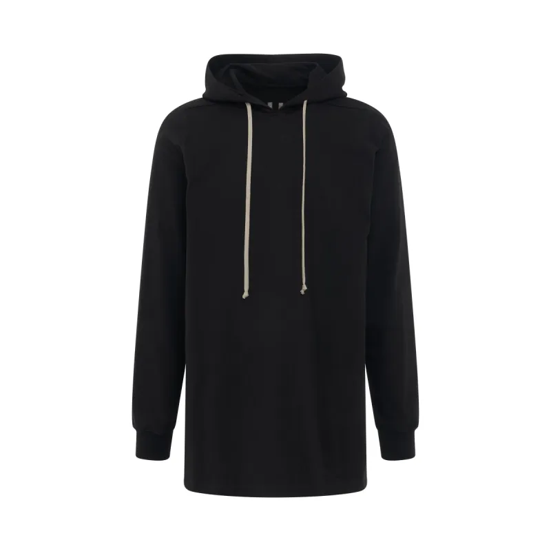 Drawstring Hoodie in Black sold by MARAIS