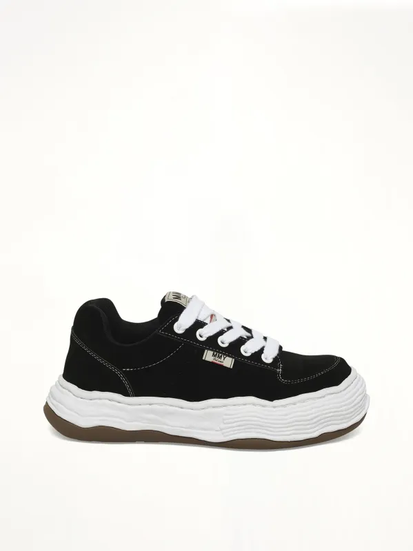 Oliver OG Low Sneaker in Black made by Maison MIHARA YASUHIRO