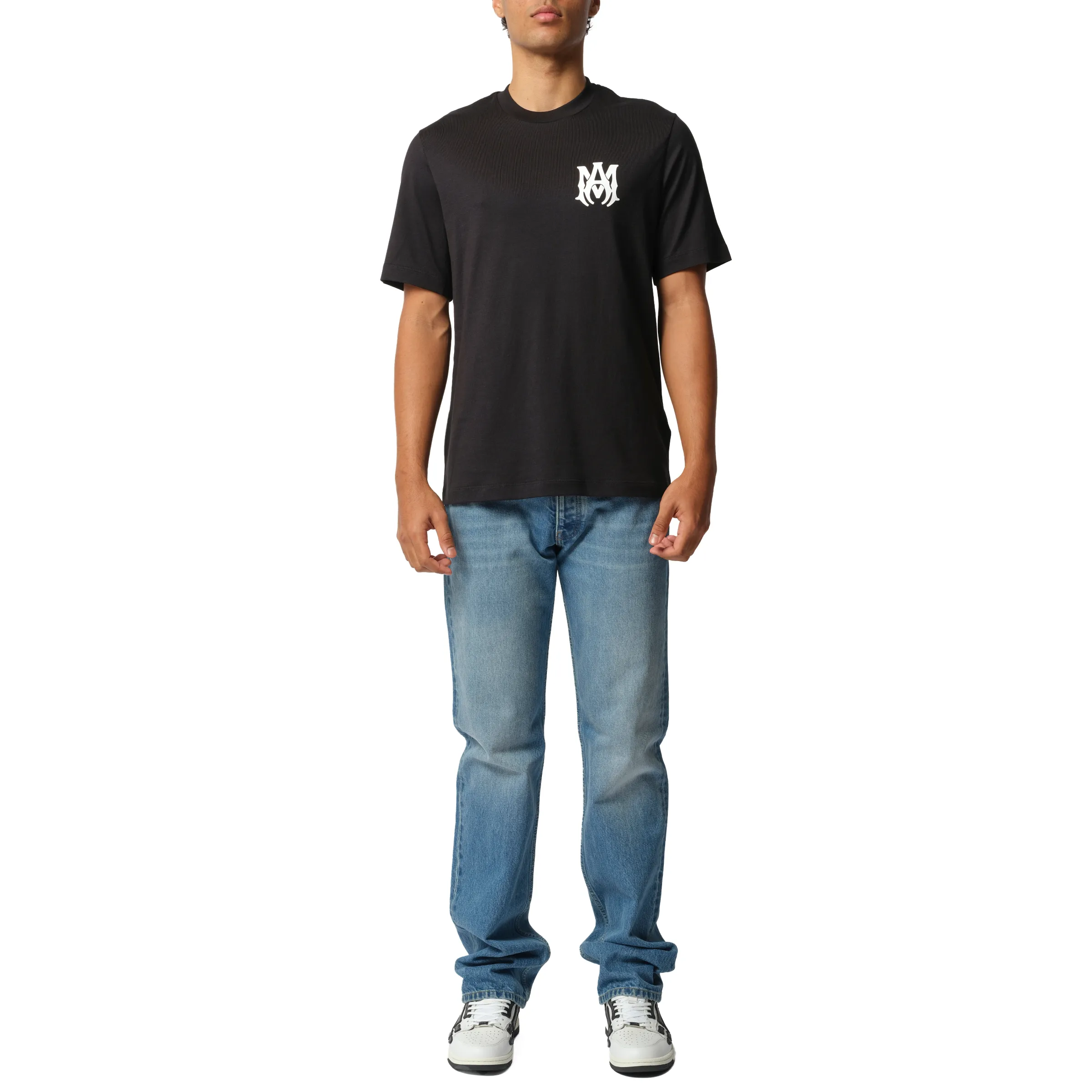 MA Core Logo T-Shirt in Black/White sold by MARAIS product image thumbnail 4