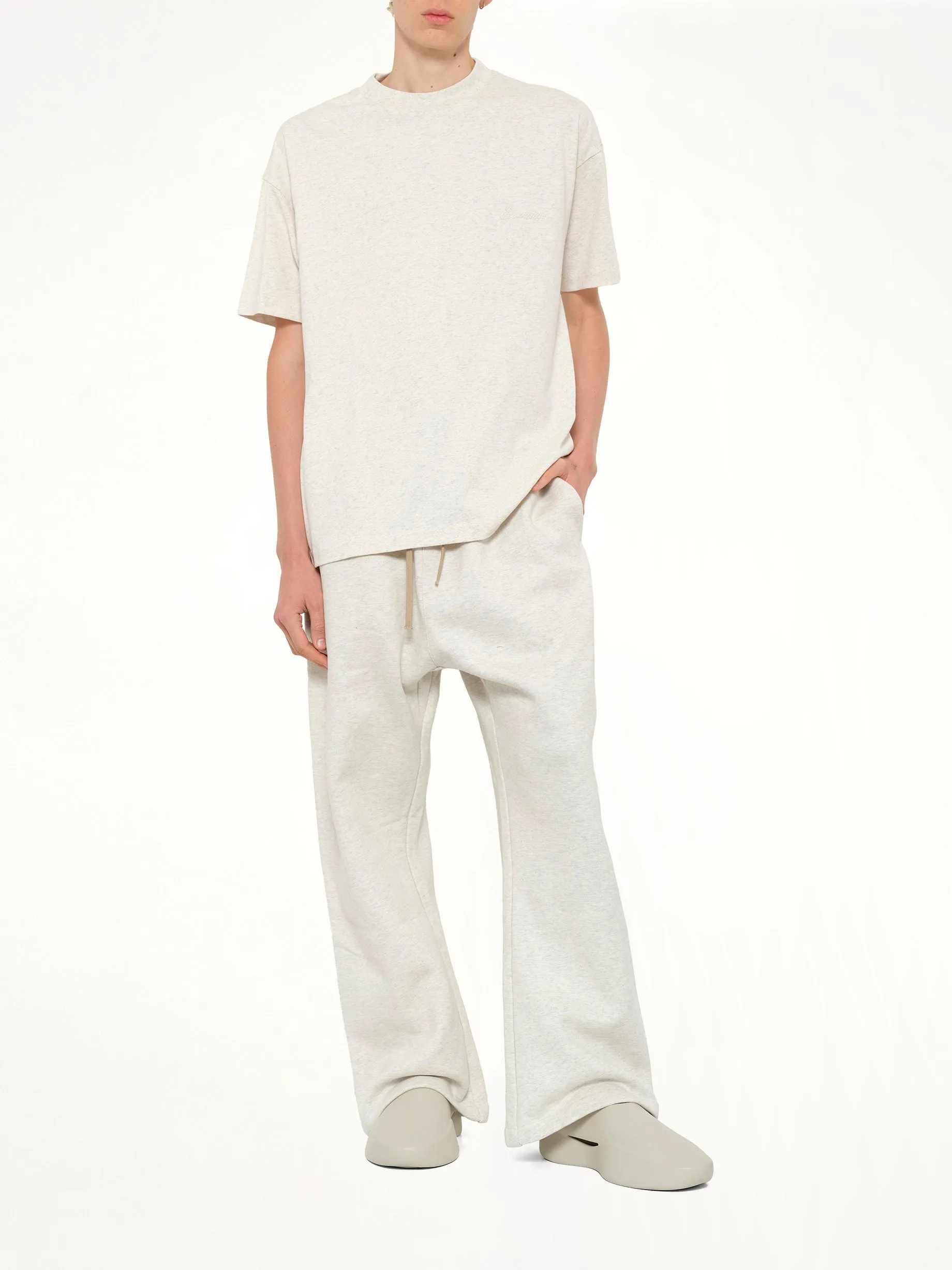 Flare Sweatpant in Oatmeal Heather sold by MARAIS product image thumbnail 4