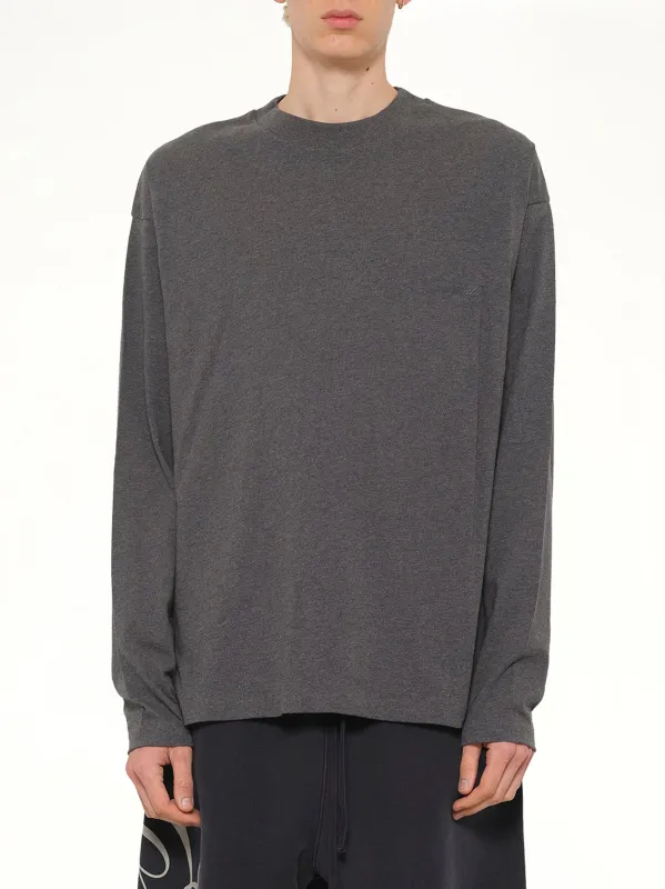 Classic Long Sleeve T-Shirt in Charcoal Heather sold by MARAIS
