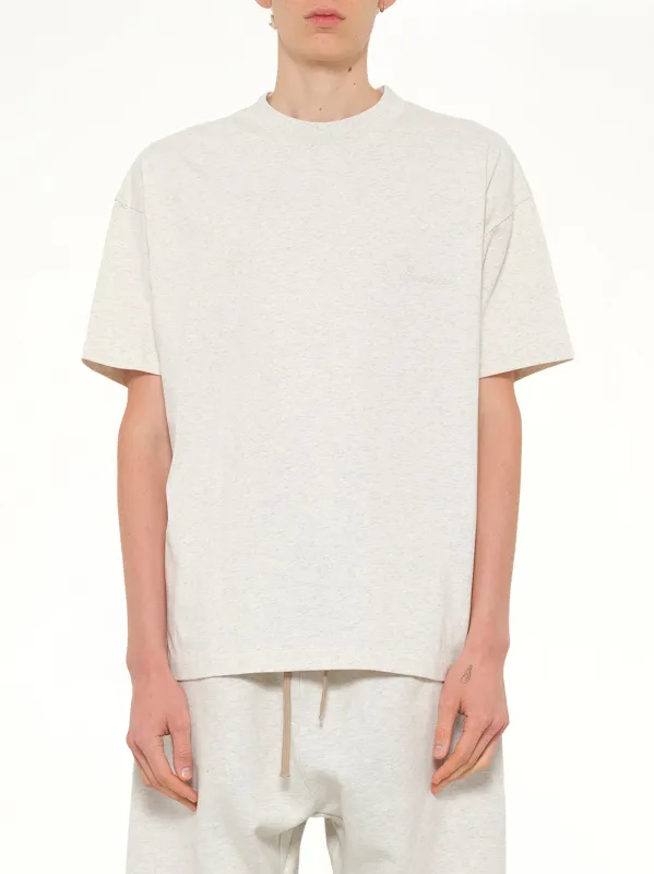 Classic Short Sleeve T-Shirt in Oatmeal Heather made by Fear of God