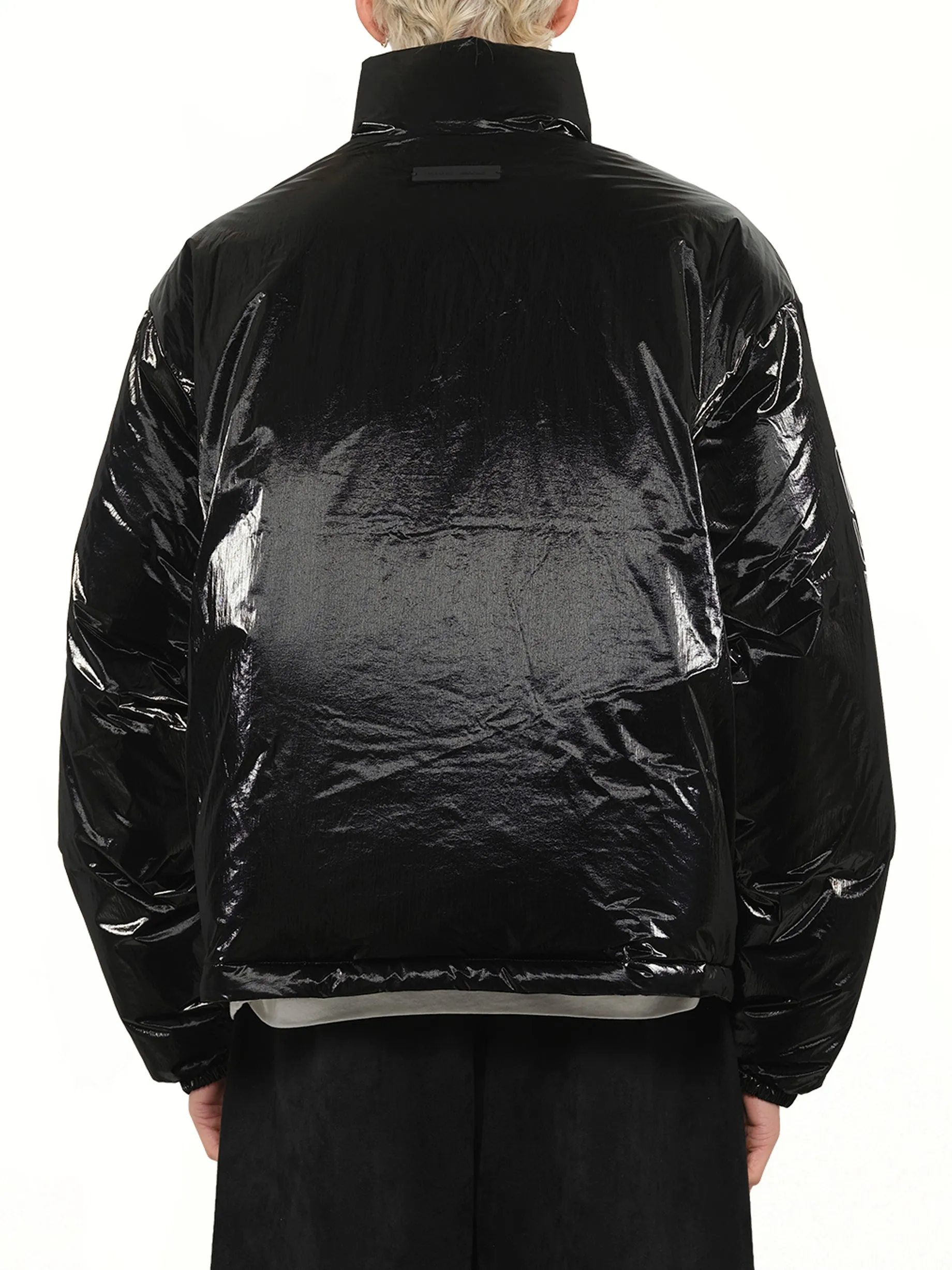 Puffer Jacket in Metallic Black sold by MARAIS product image thumbnail 5