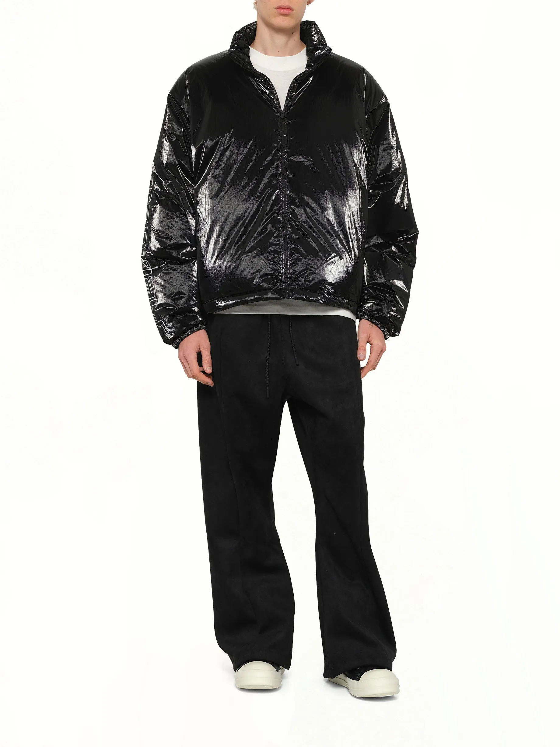 Puffer Jacket in Metallic Black sold by MARAIS product image thumbnail 4