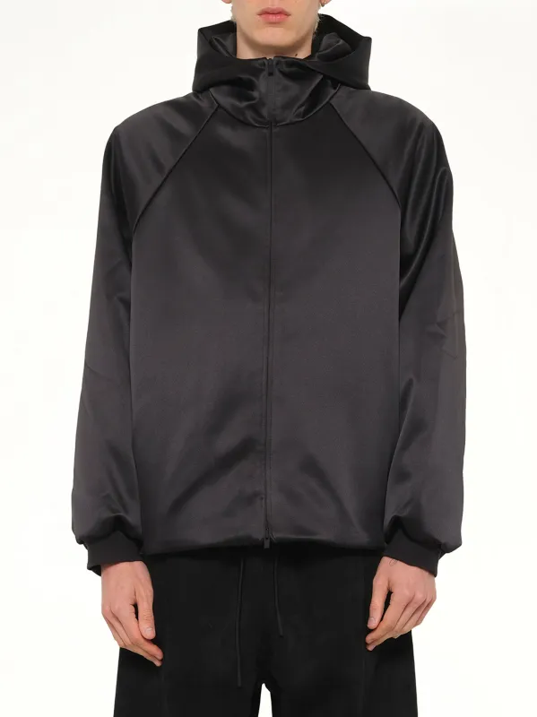 Hooded Bomber Jacket in Vintage Black sold by MARAIS