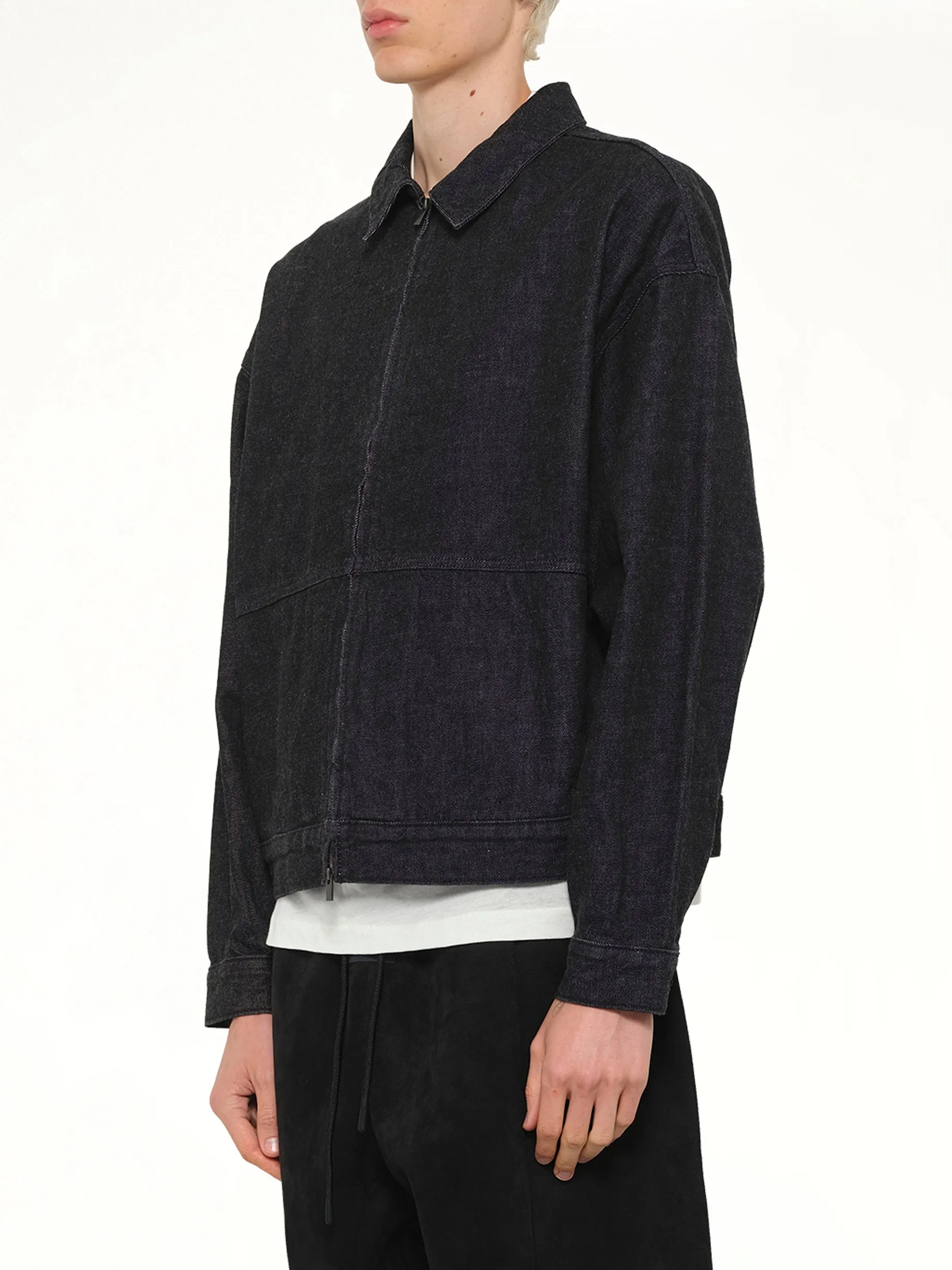 Work Jacket in Vintage Black sold by MARAIS product image thumbnail 3