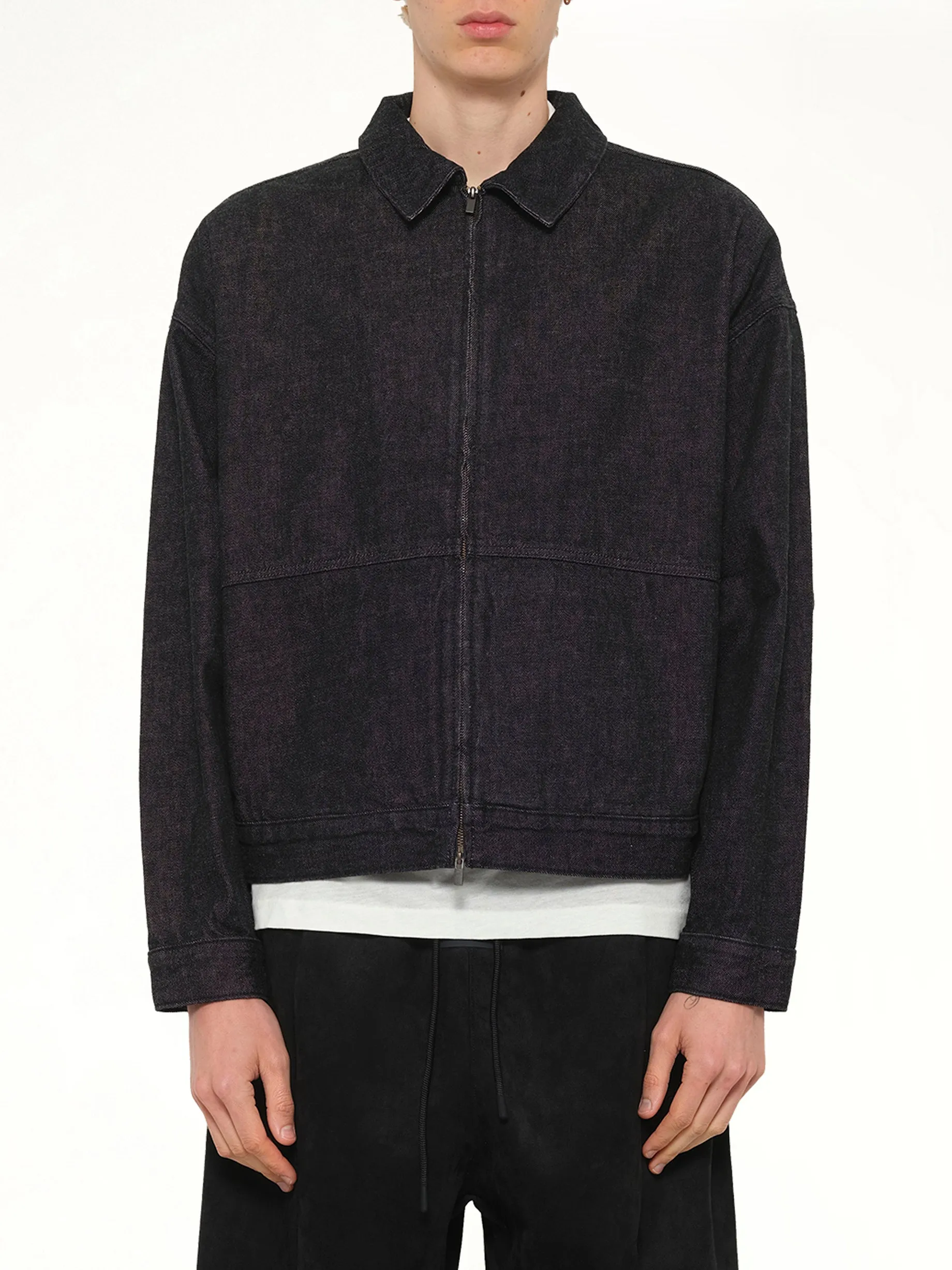 Work Jacket in Vintage Black sold by MARAIS