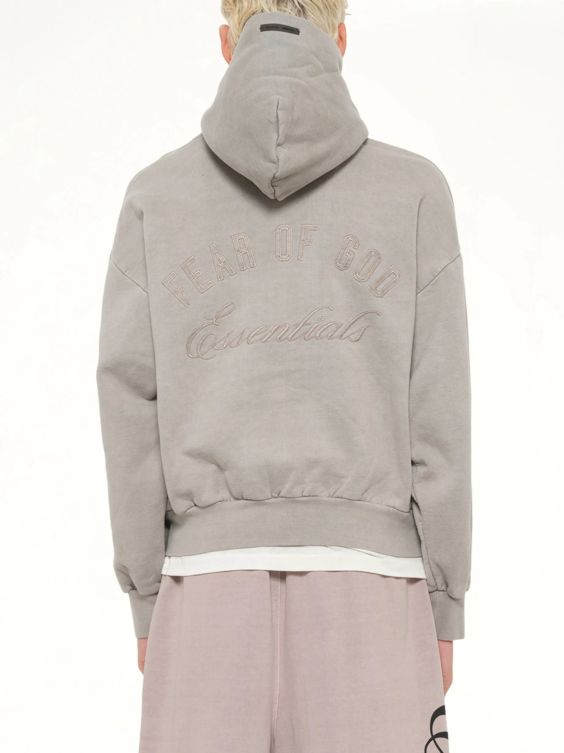 Classic Full Zip Hoodie in Smoke Grey sold by MARAIS product image thumbnail 5