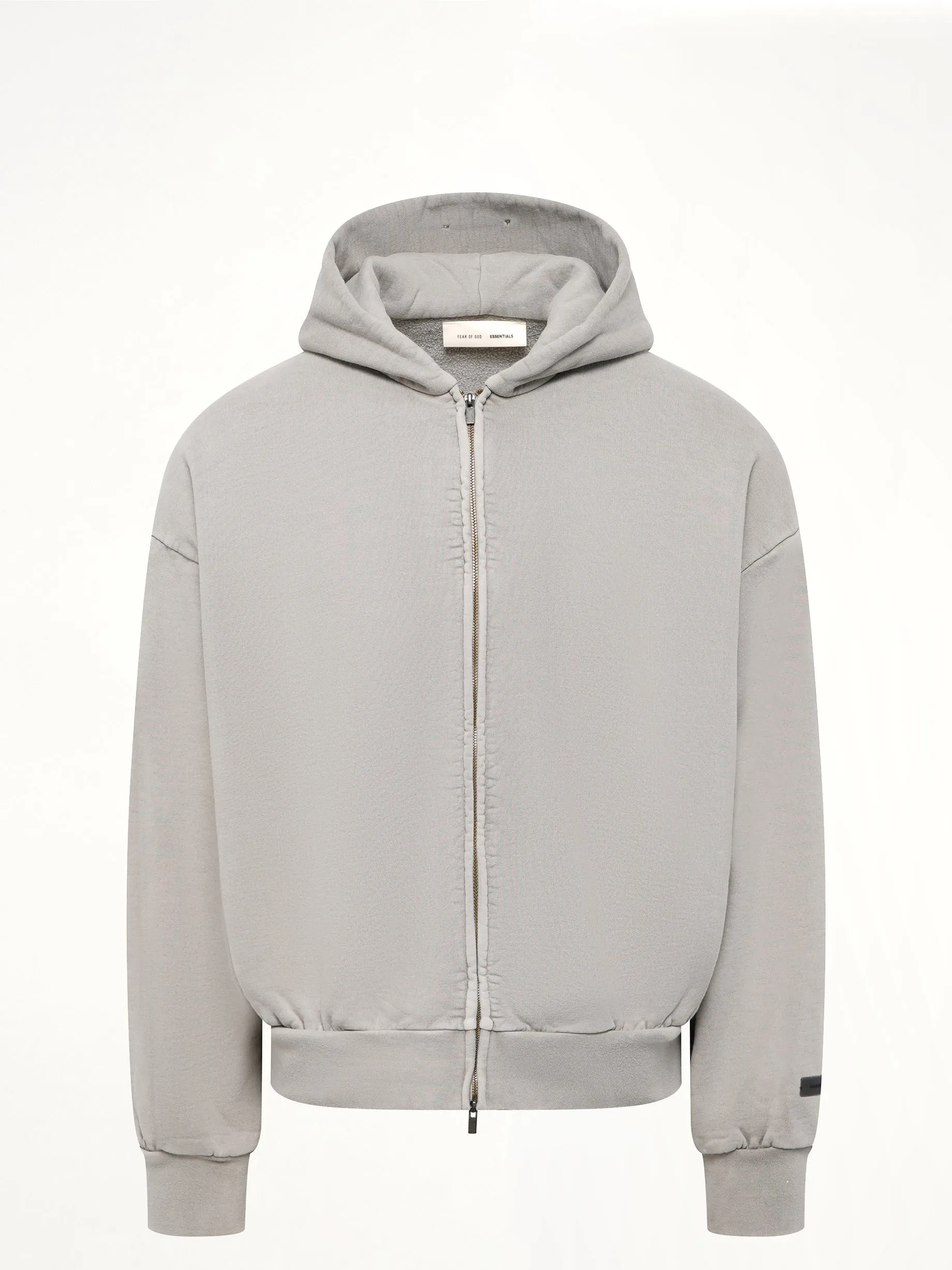 Classic Full Zip Hoodie in Smoke Grey sold by MARAIS product image thumbnail 2