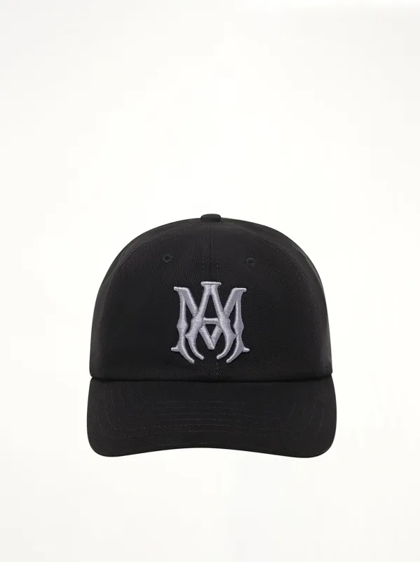 MA Denim Cap in Black made by AMIRI