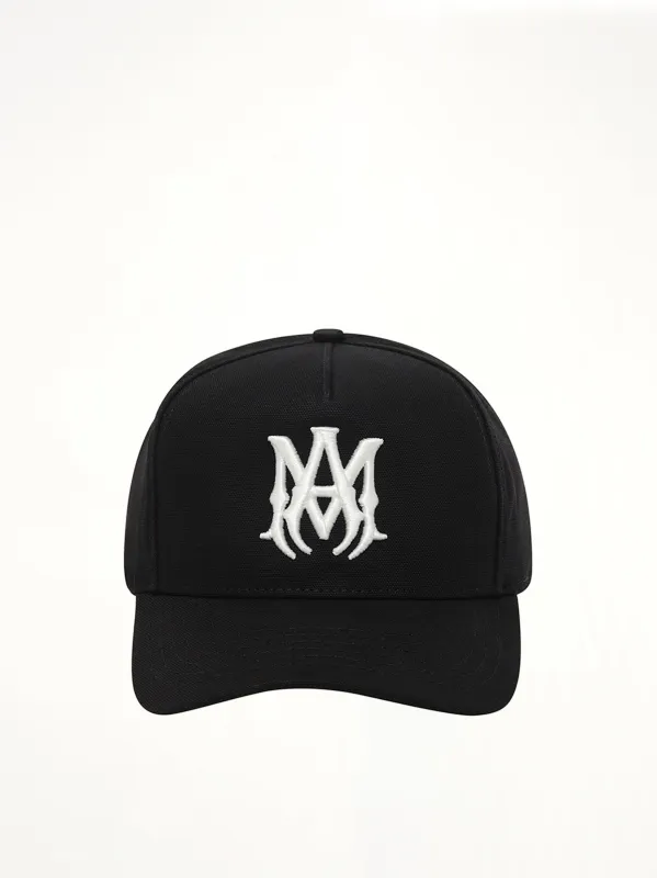 Full Canvas MA Hat in Black made by AMIRI