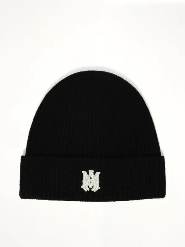 MA Beanie in Black made by AMIRI