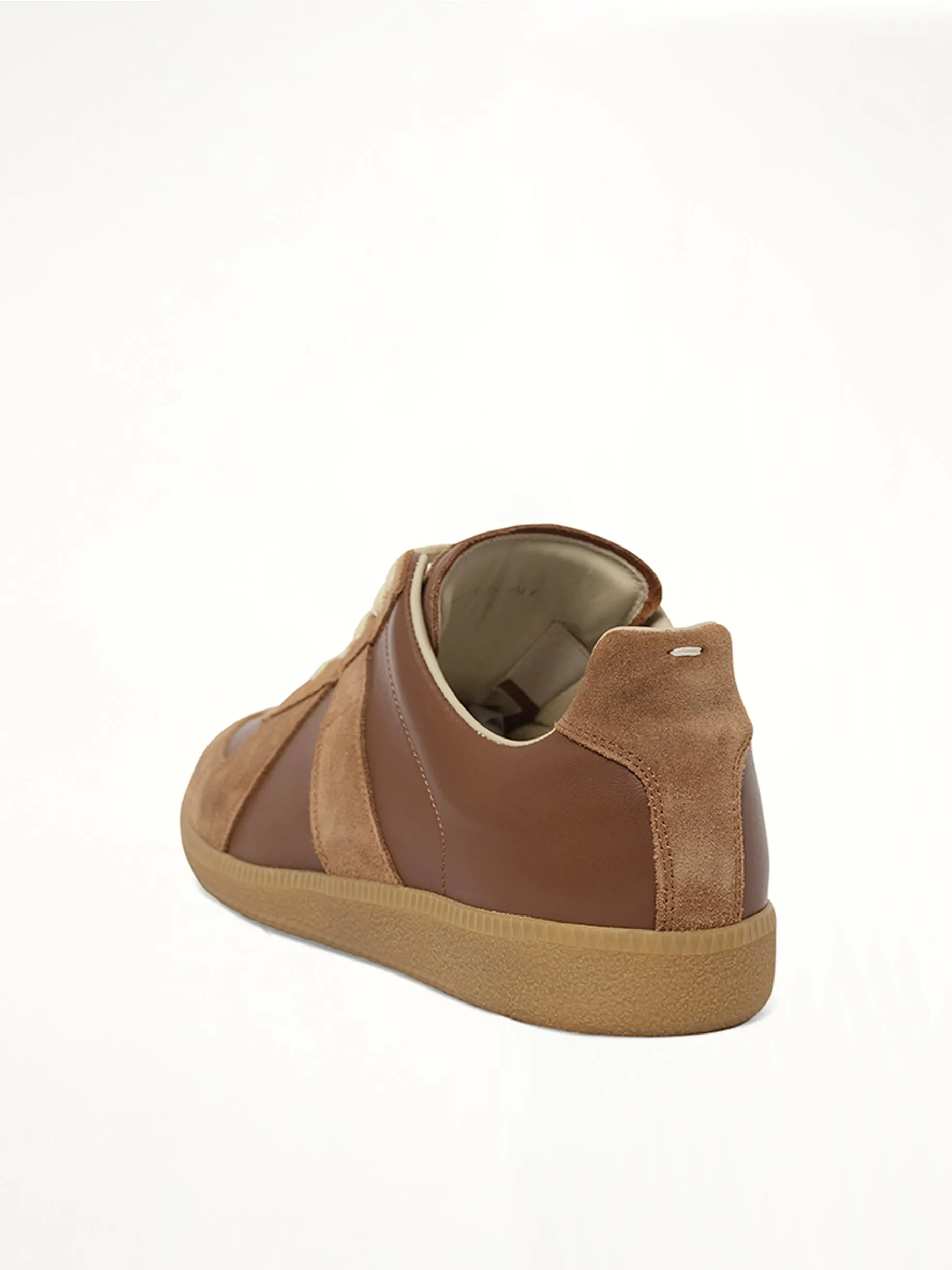 Replica Leather Sneaker in Emperador sold by MARAIS product image thumbnail 3