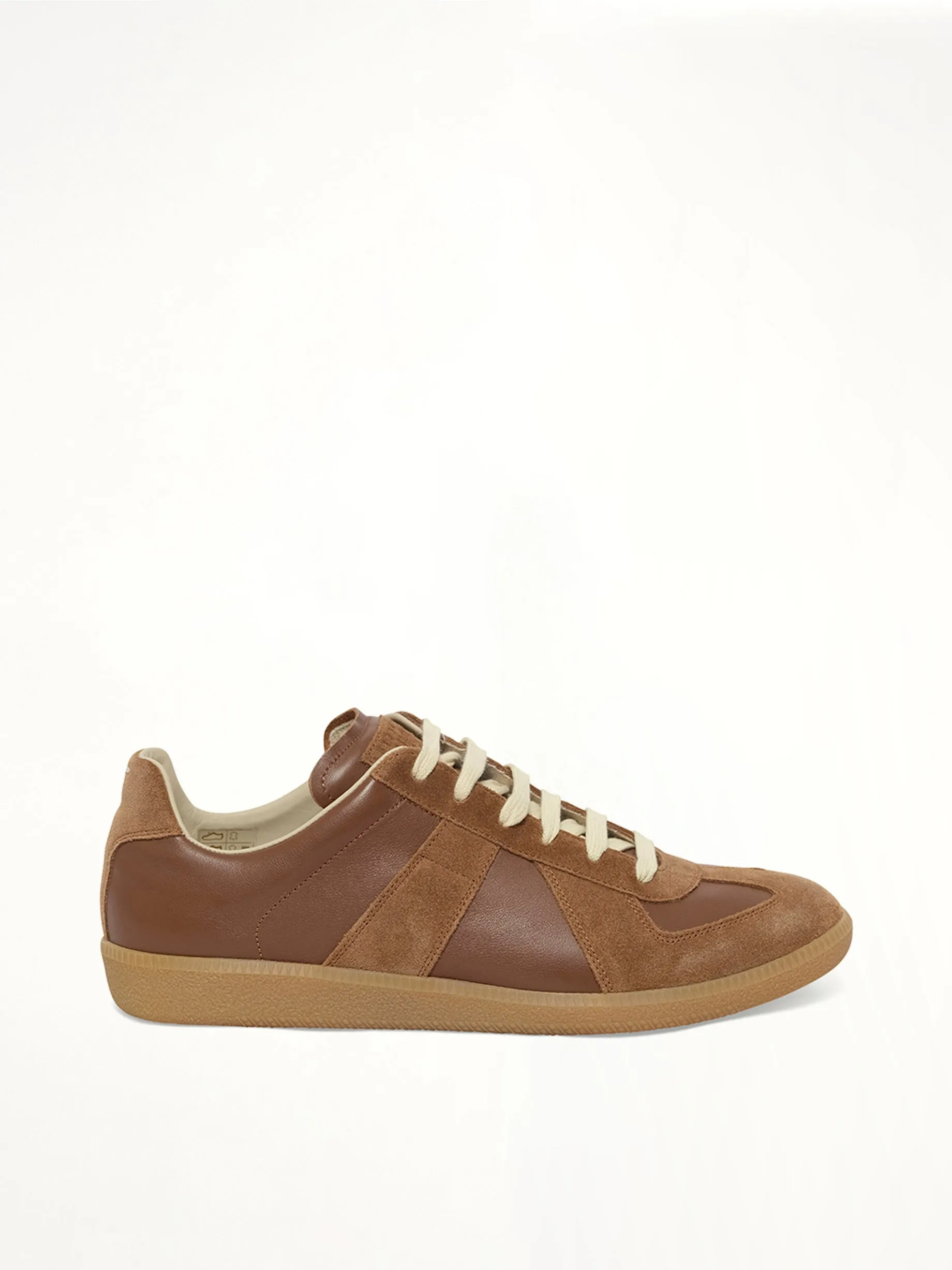 Replica Leather Sneaker in Emperador sold by MARAIS