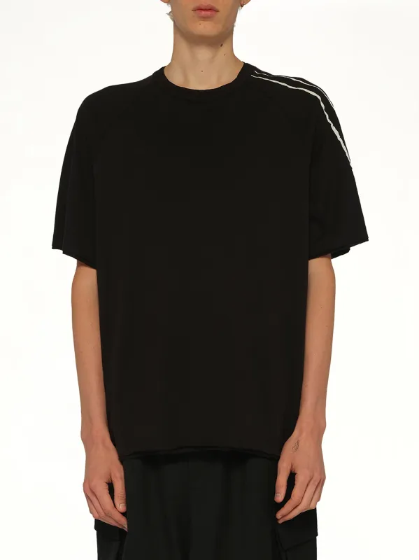 Reconstructed 3S T-Shirt in Black made by MARAIS