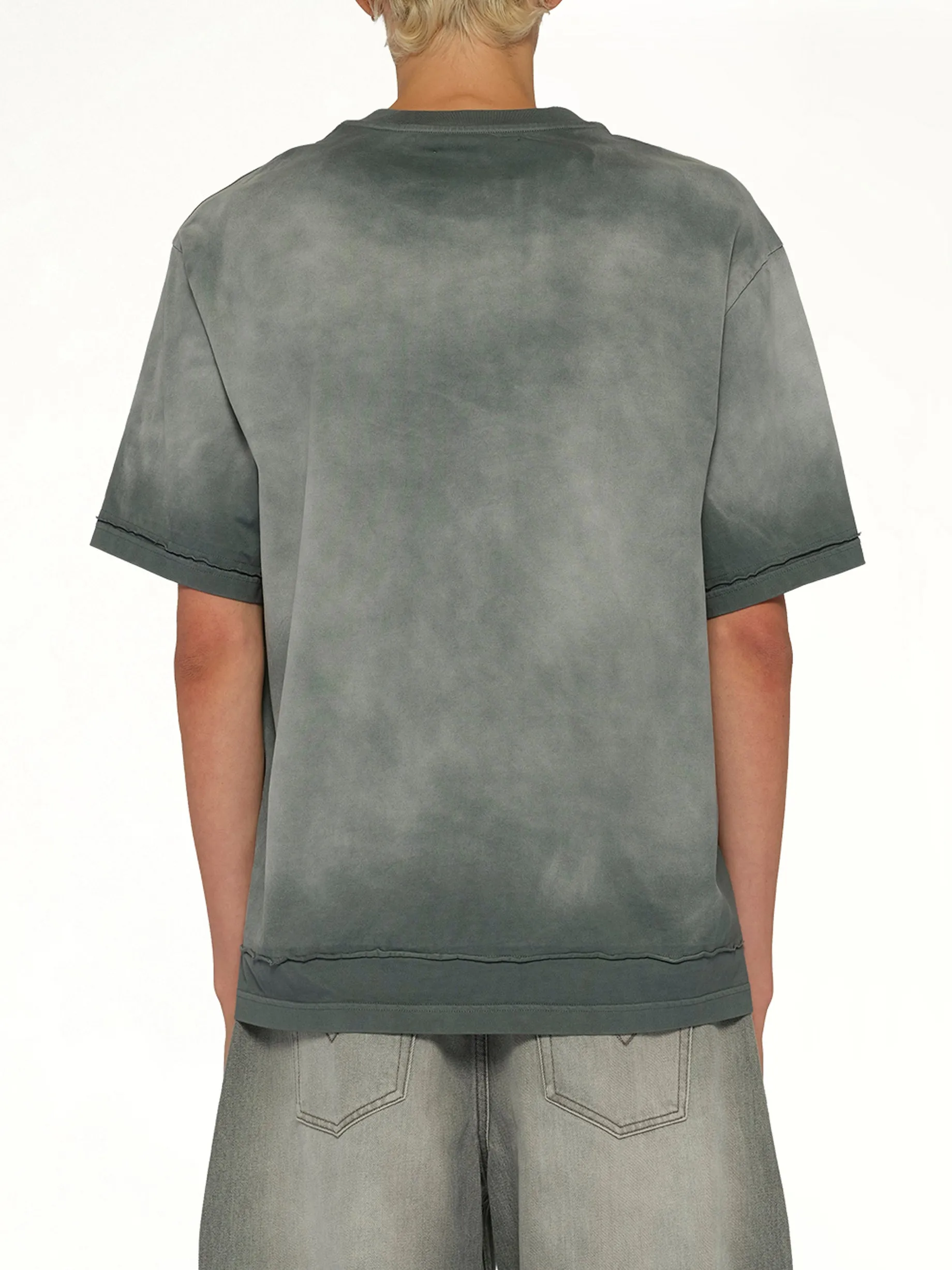 2 in 1 Washed T-Shirt in Grey sold by MARAIS product image thumbnail 5