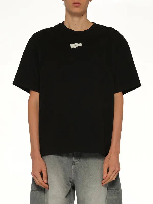 Deconstructed T-Shirt in Black made by Feng Chen Wang