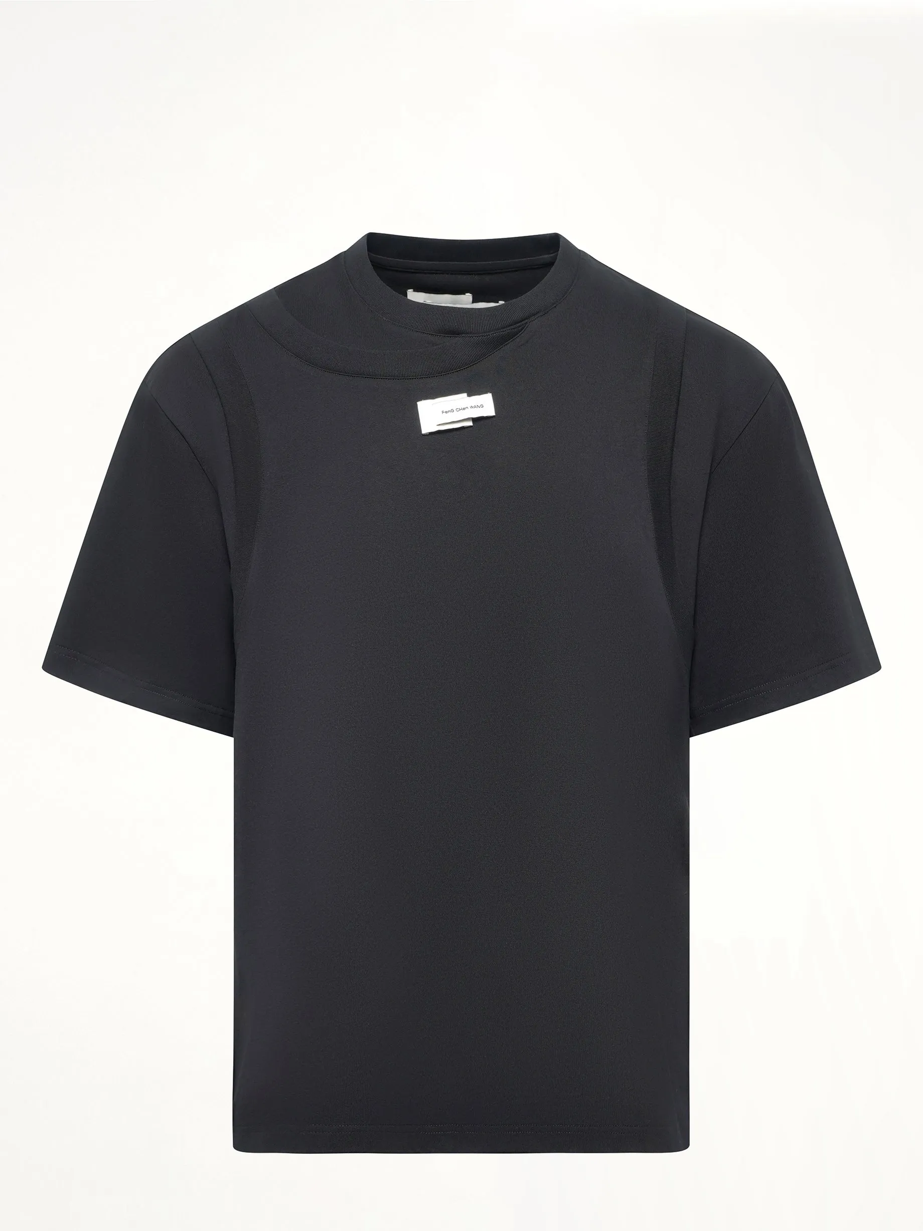 Deconstructed T-Shirt in Black sold by MARAIS product image thumbnail 2