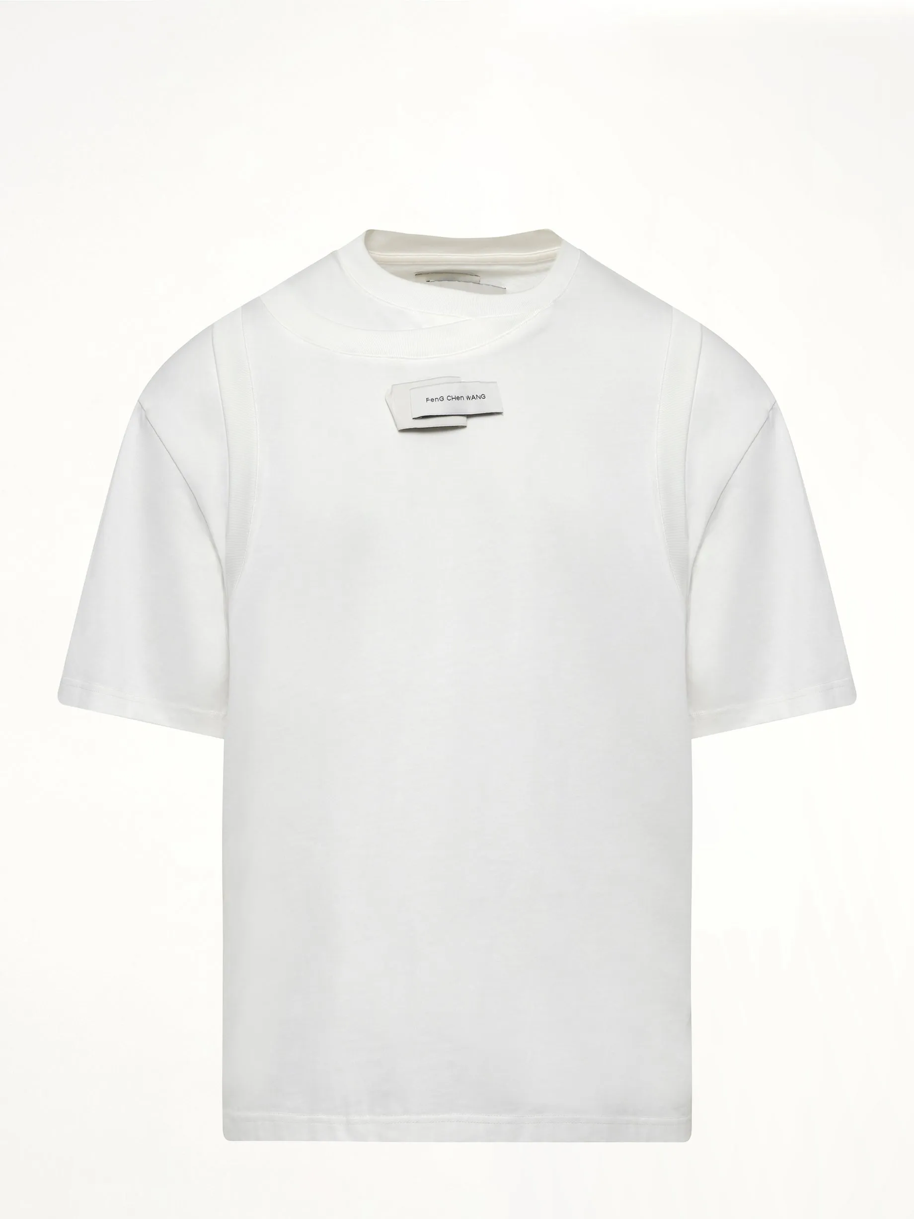 Deconstructed T-Shirt in White sold by MARAIS product image thumbnail 2