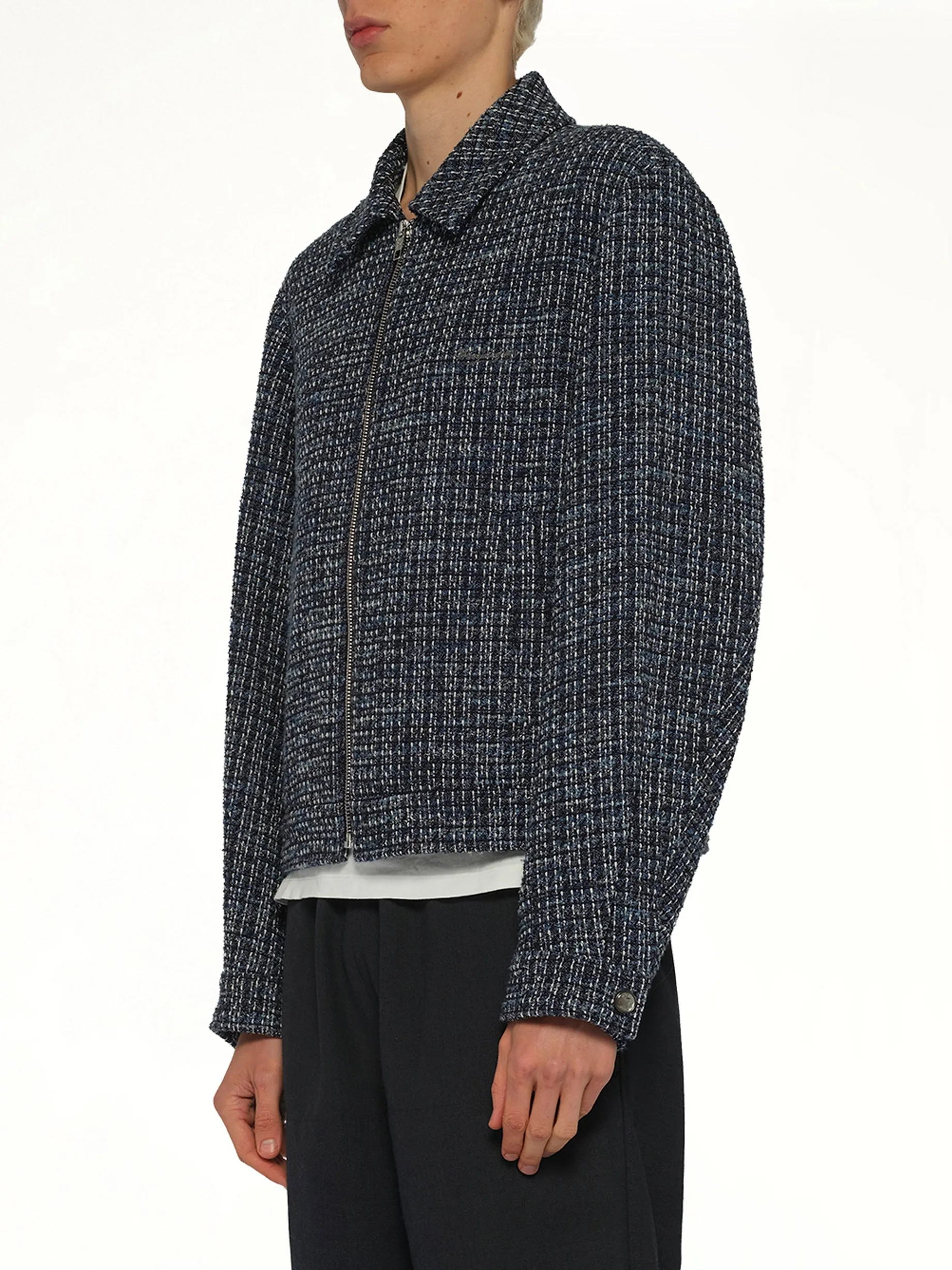 Tweed Jacket in Blue sold by MARAIS product image thumbnail 3