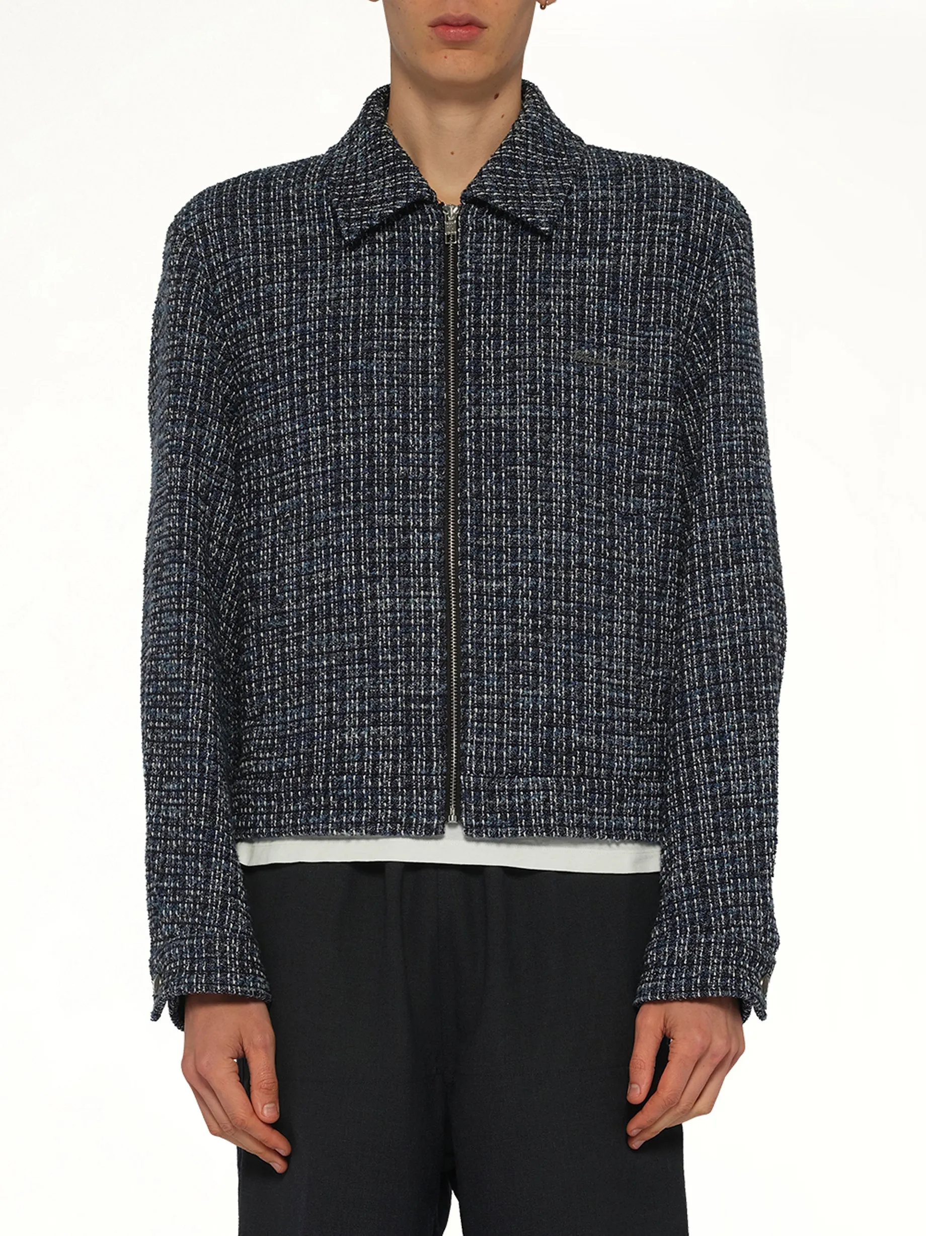 Tweed Jacket in Blue sold by MARAIS