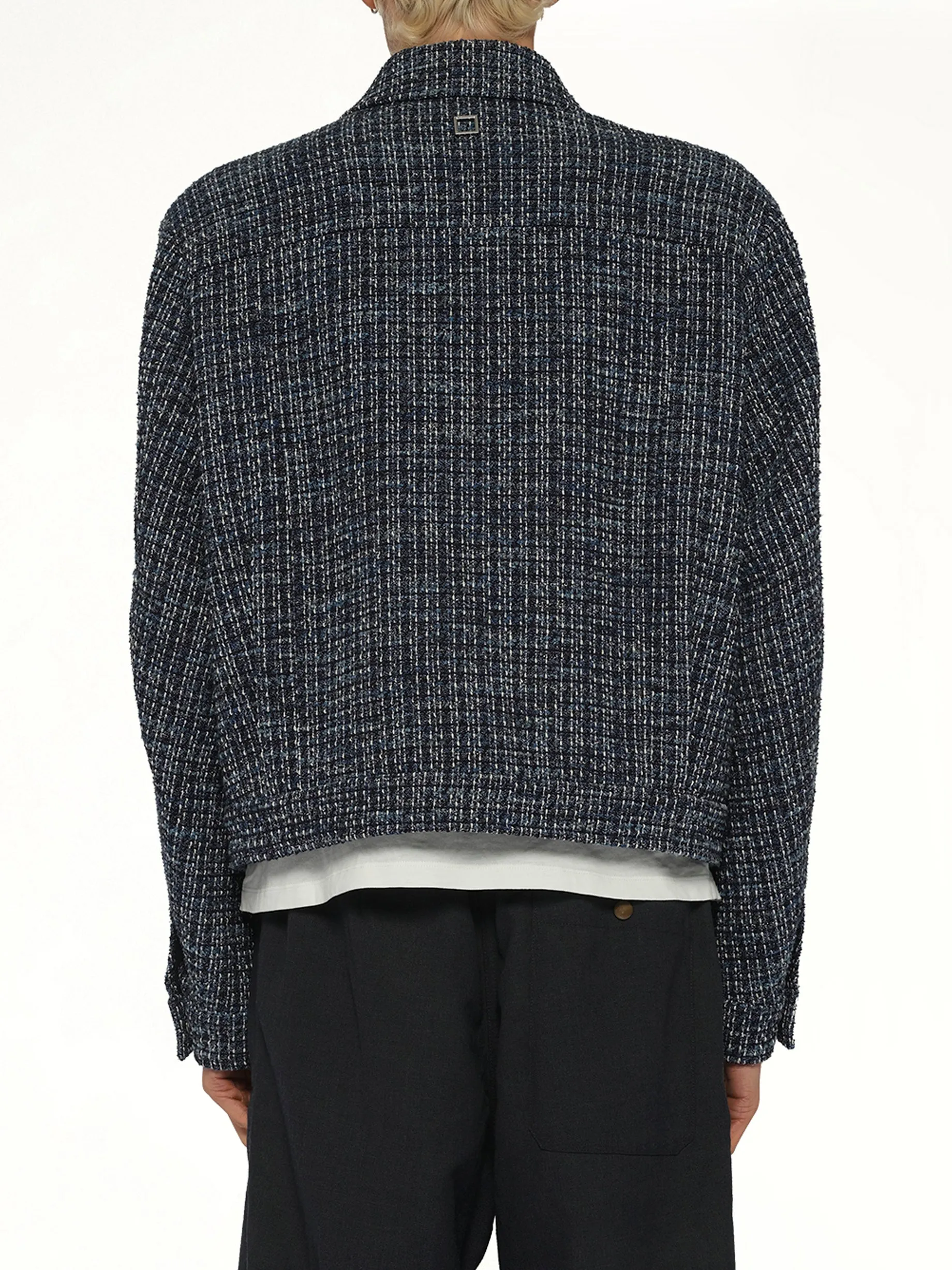 Tweed Jacket in Blue sold by MARAIS product image thumbnail 5