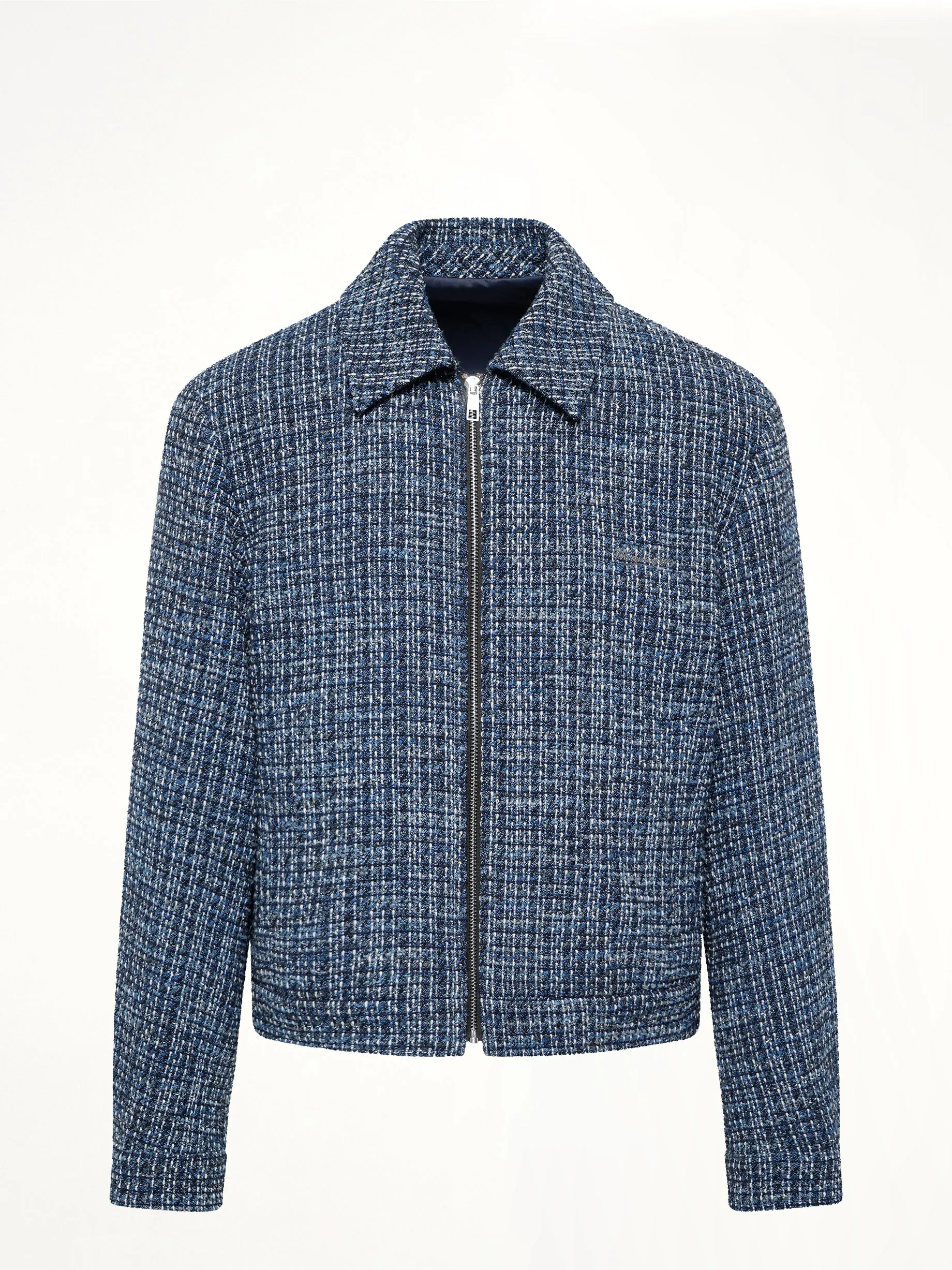 Tweed Jacket in Blue sold by MARAIS product image thumbnail 2