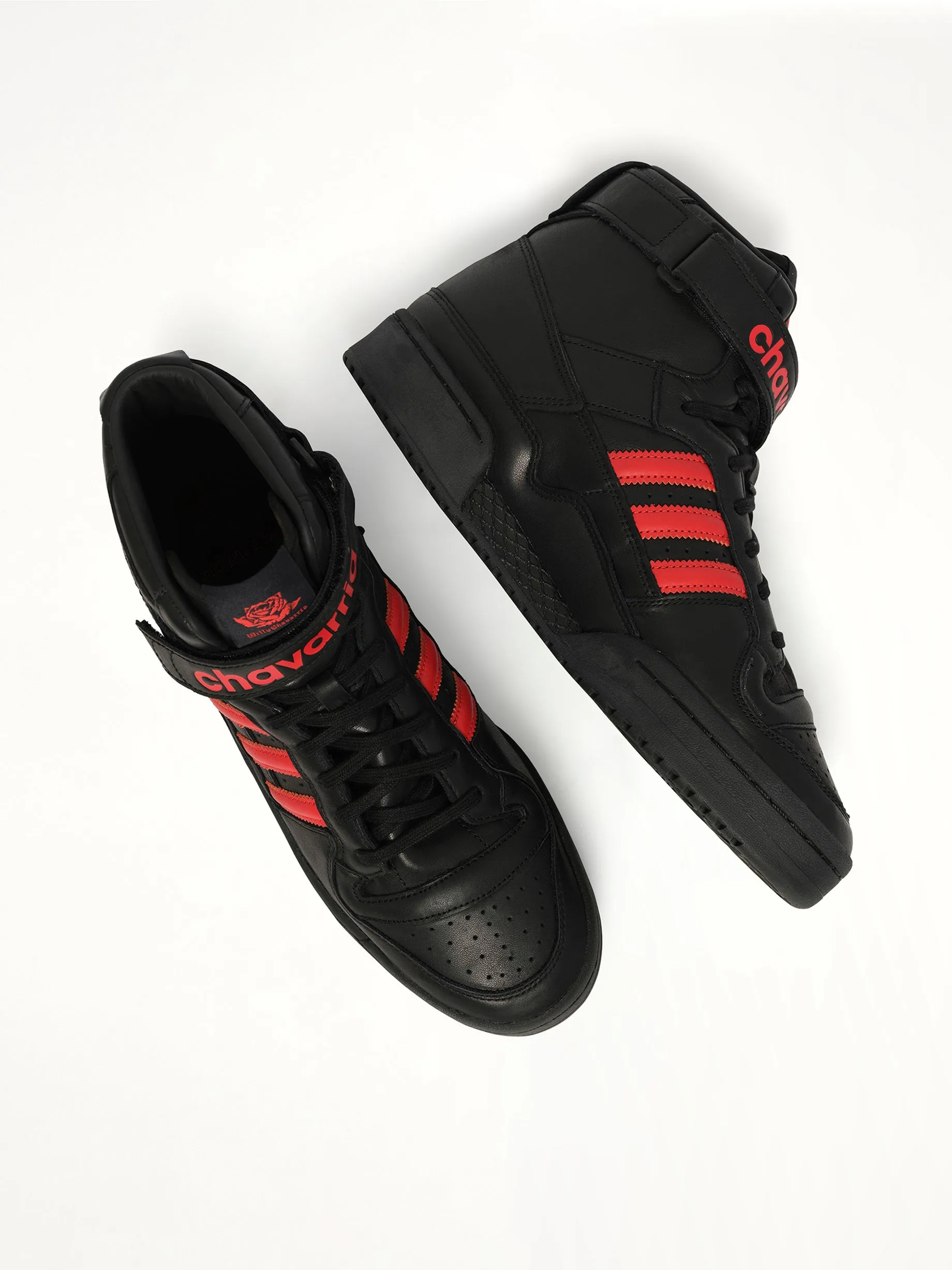 Adidas X Chavarria Forum High in Black/Red sold by MARAIS product image thumbnail 4