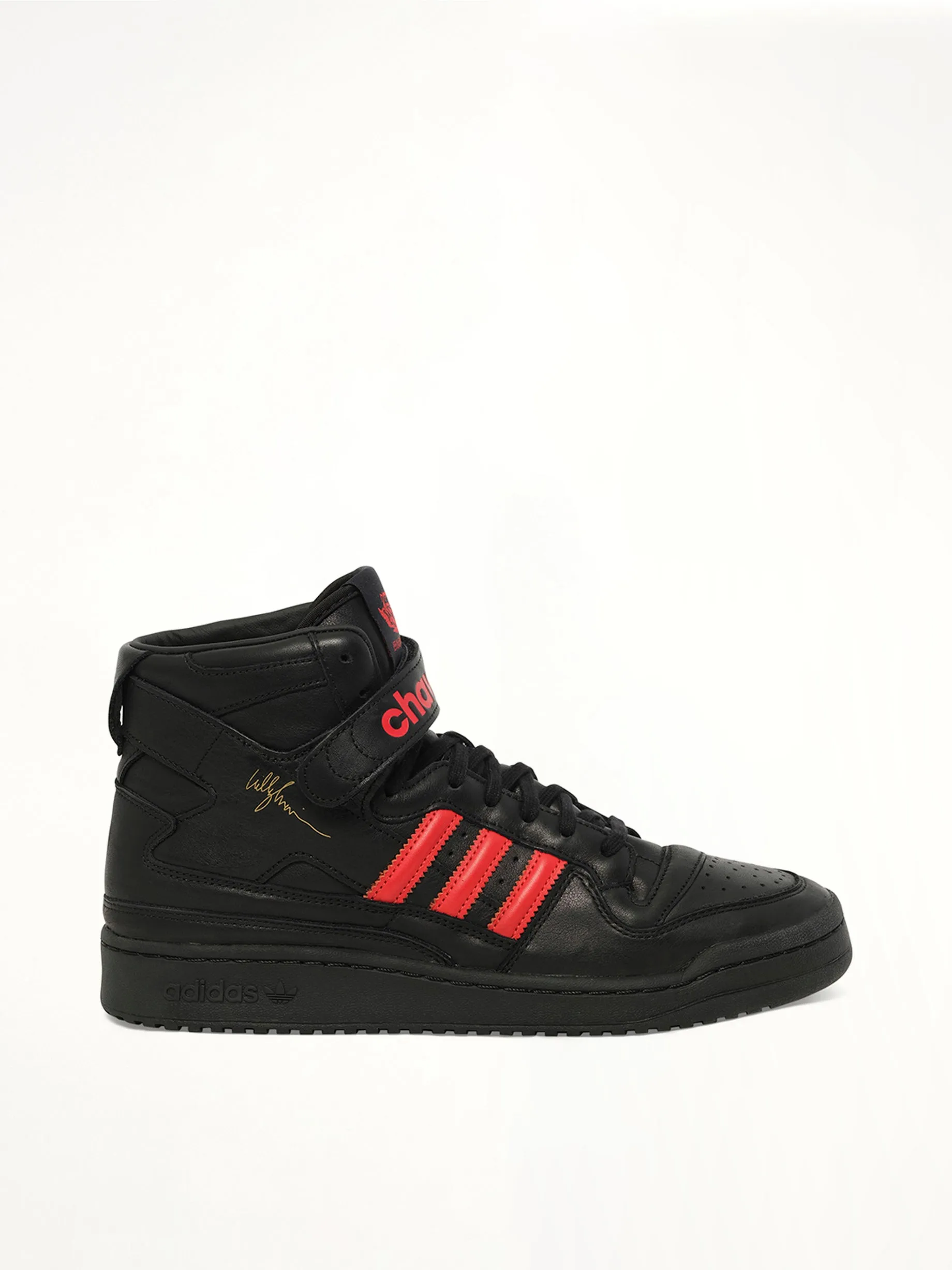 Adidas X Chavarria Forum High in Black/Red sold by MARAIS