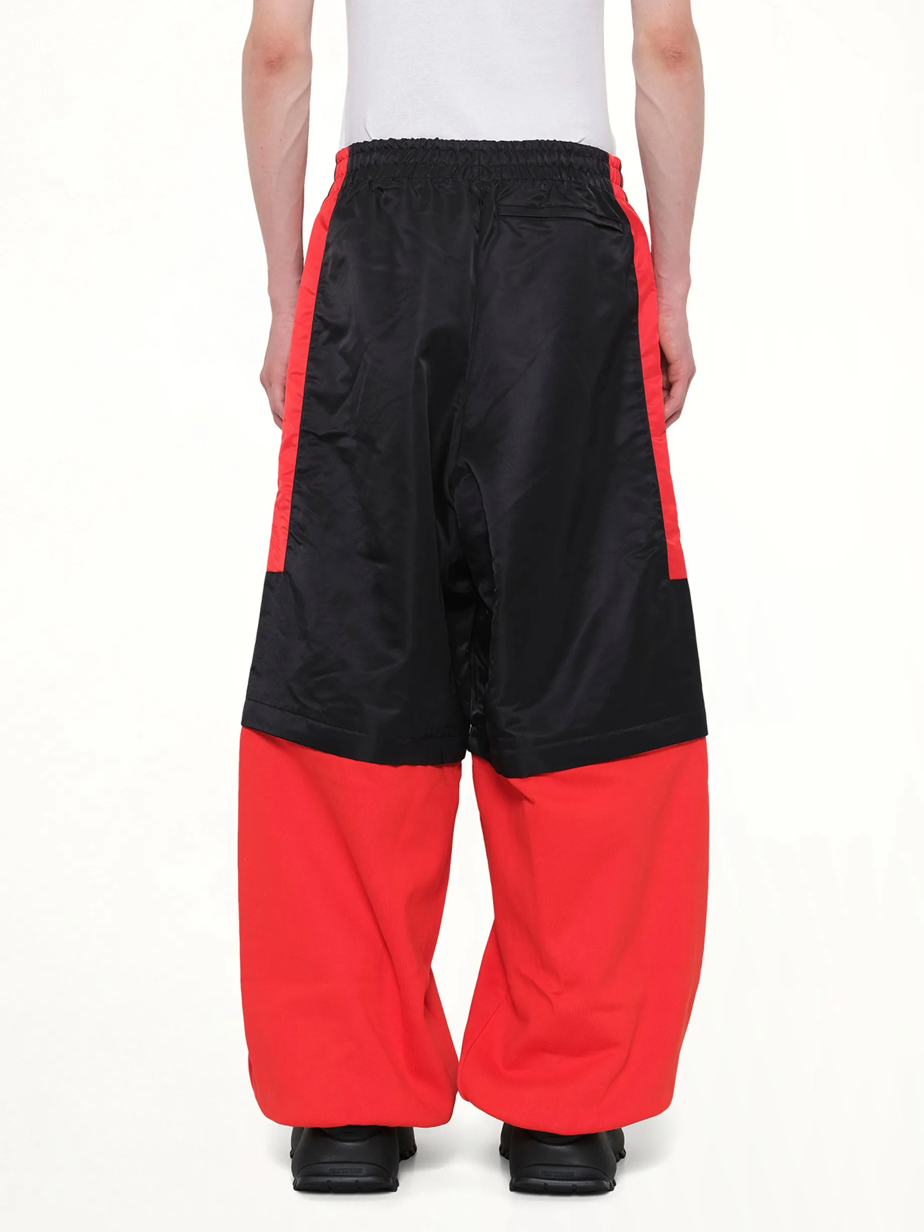 Adidas X Chavarria Gomez Zip Off Pant in Black/Red sold by MARAIS product image thumbnail 5