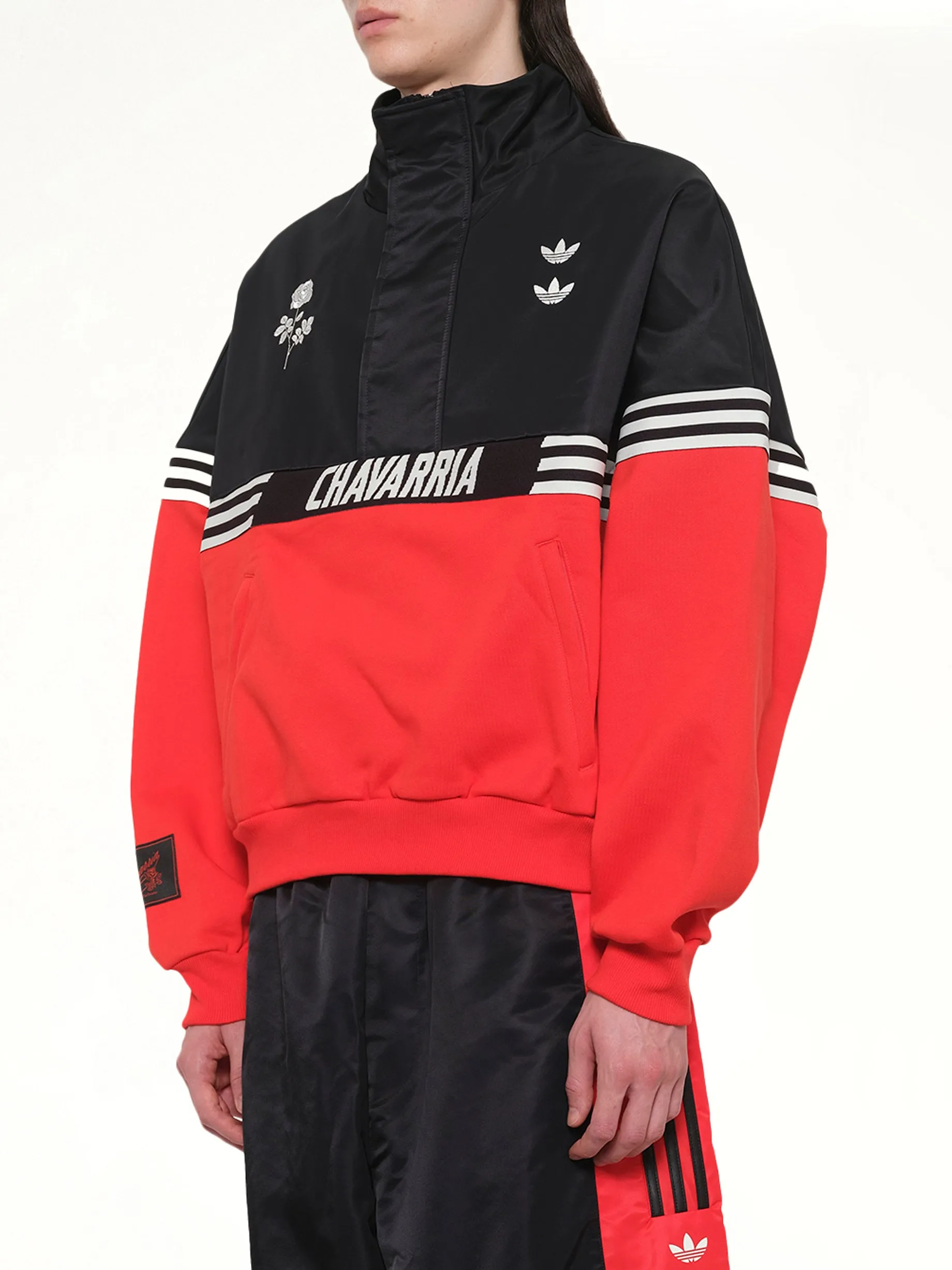 Adidas X Chavarria Gomez Half Zip in Black sold by MARAIS product image thumbnail 3