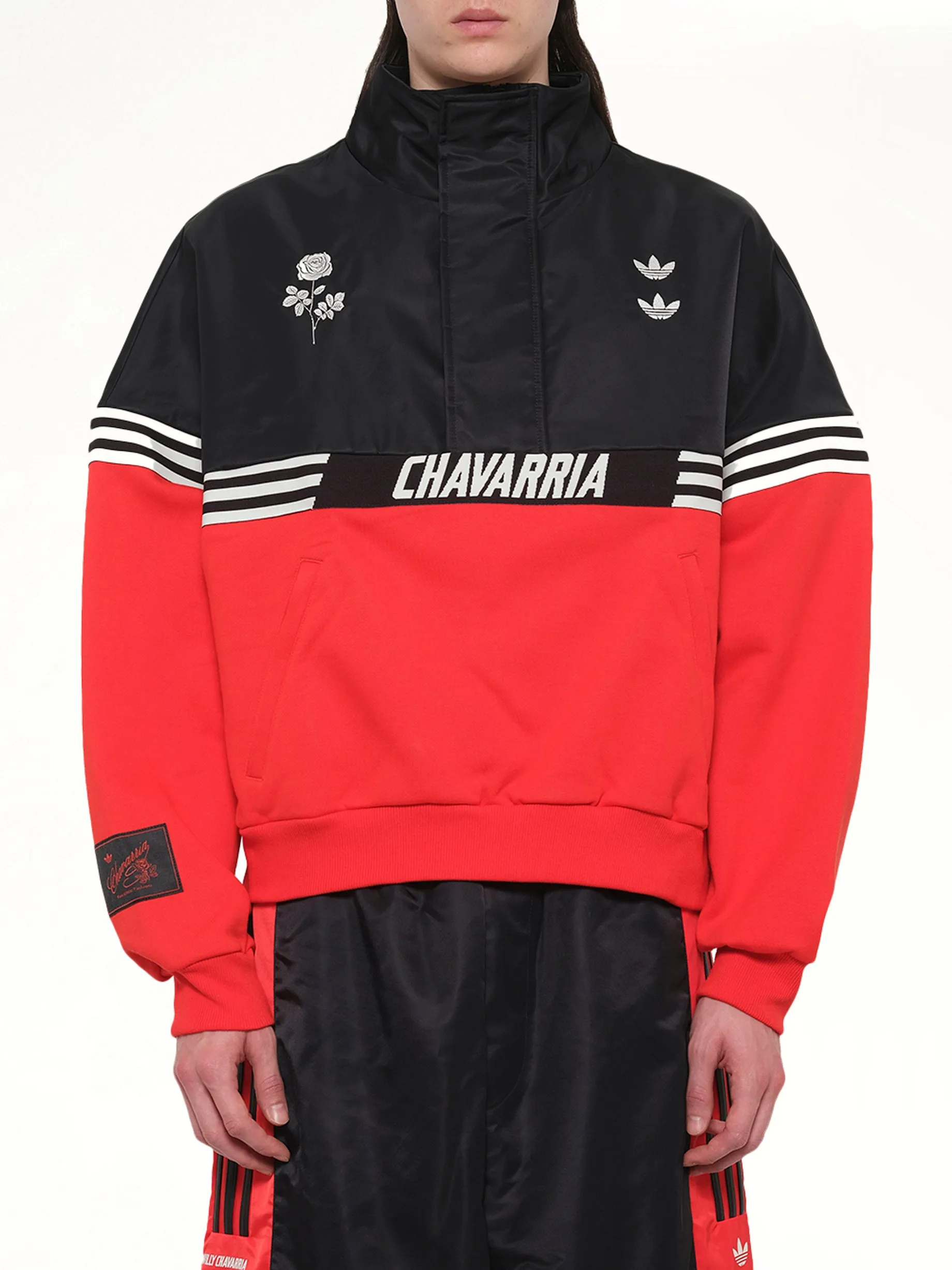 Adidas X Chavarria Gomez Half Zip in Black sold by MARAIS