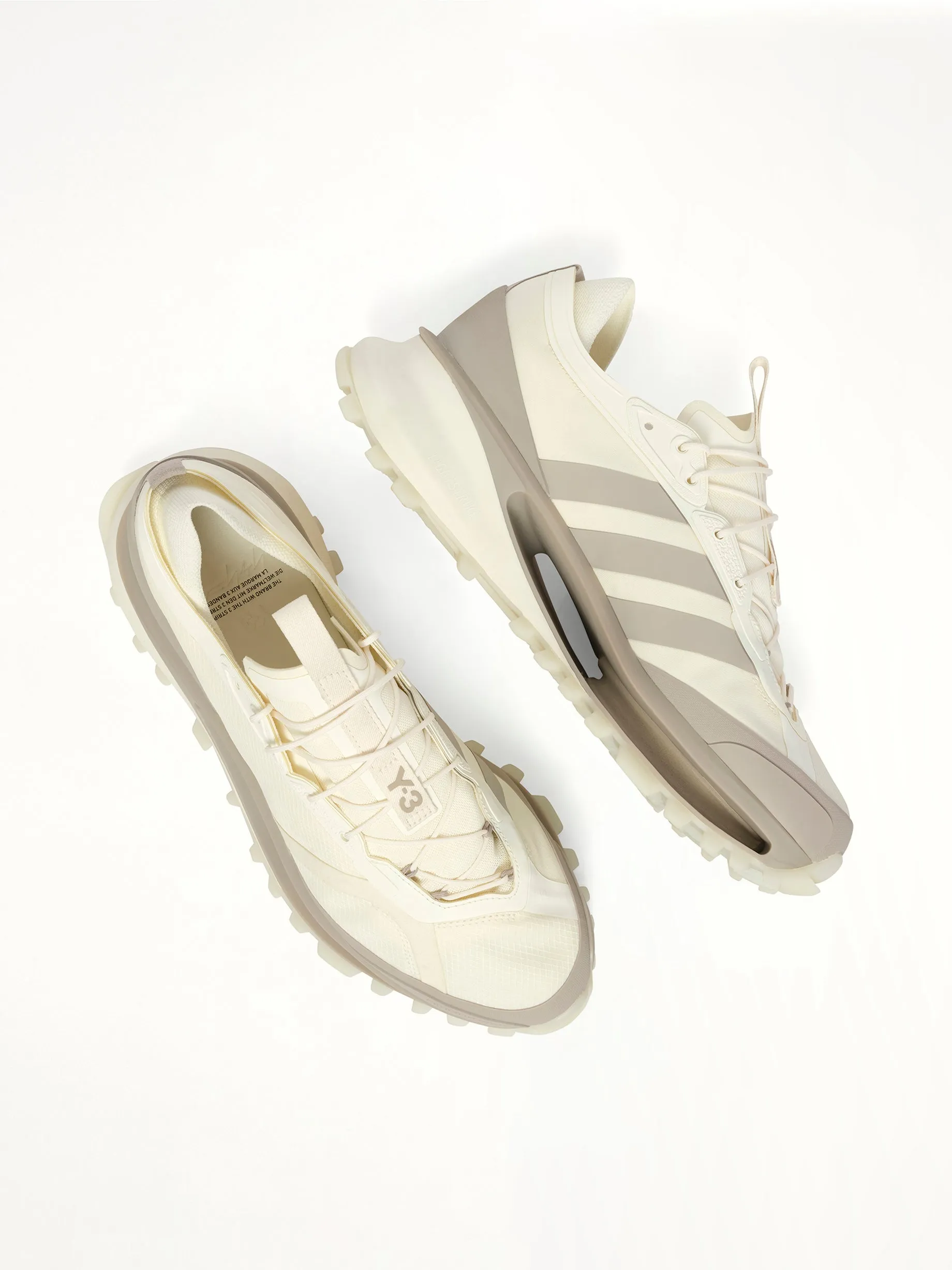 Y-3 S-Gendo Trail Sneaker in Off White sold by MARAIS product image thumbnail 4