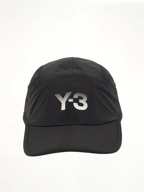 Y-3 Run Cap in Black sold by MARAIS