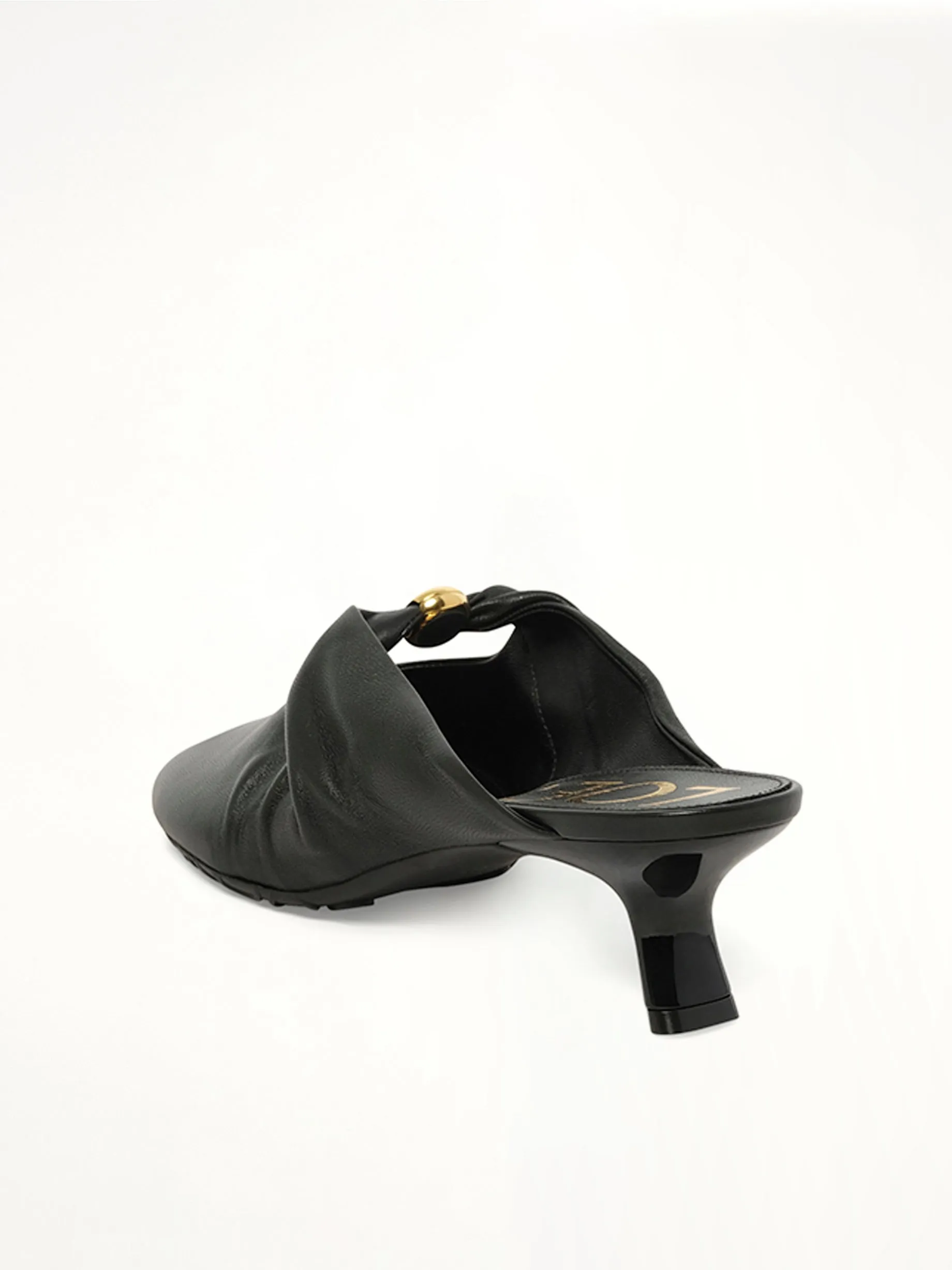 Pebble Soft Mule 45H in Black sold by MARAIS product image thumbnail 3