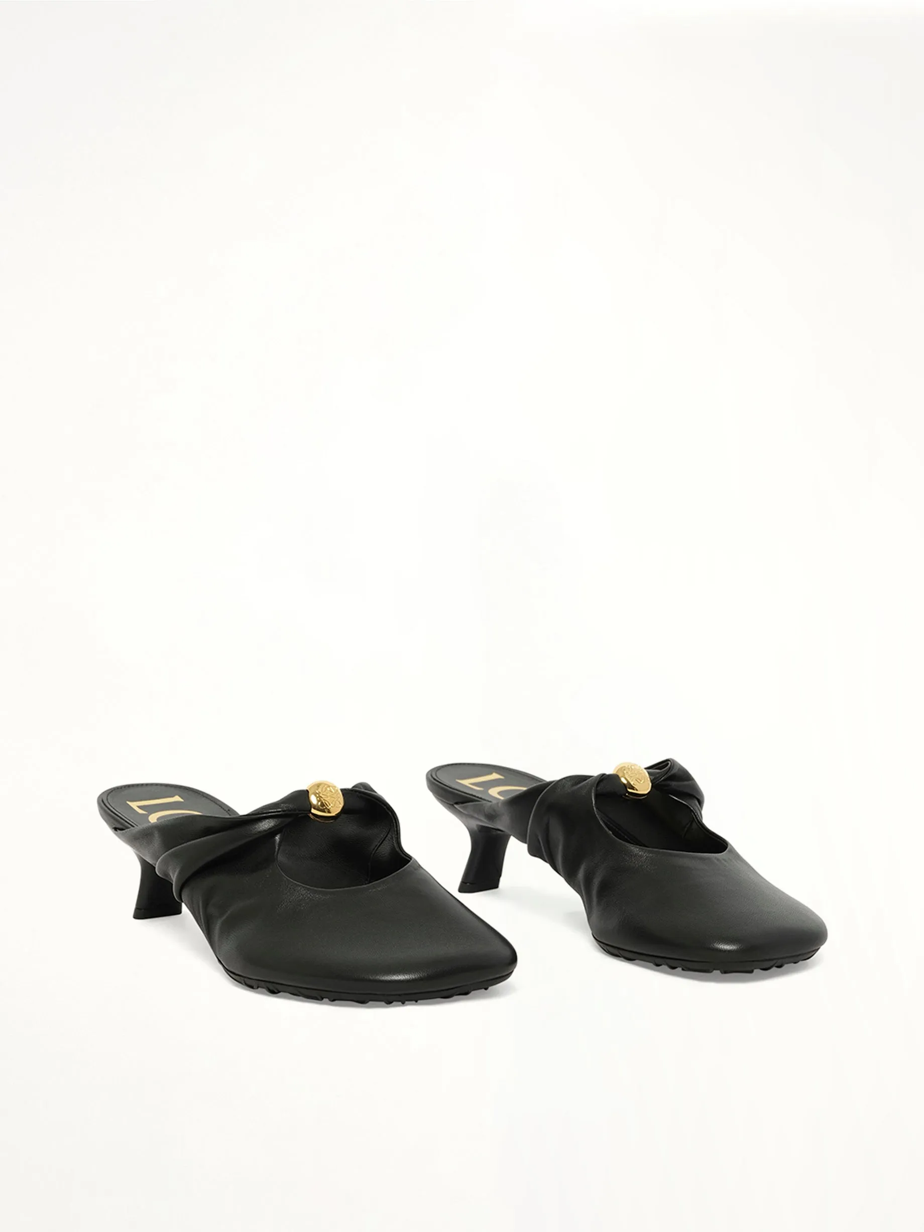 Pebble Soft Mule 45H in Black sold by MARAIS product image thumbnail 2