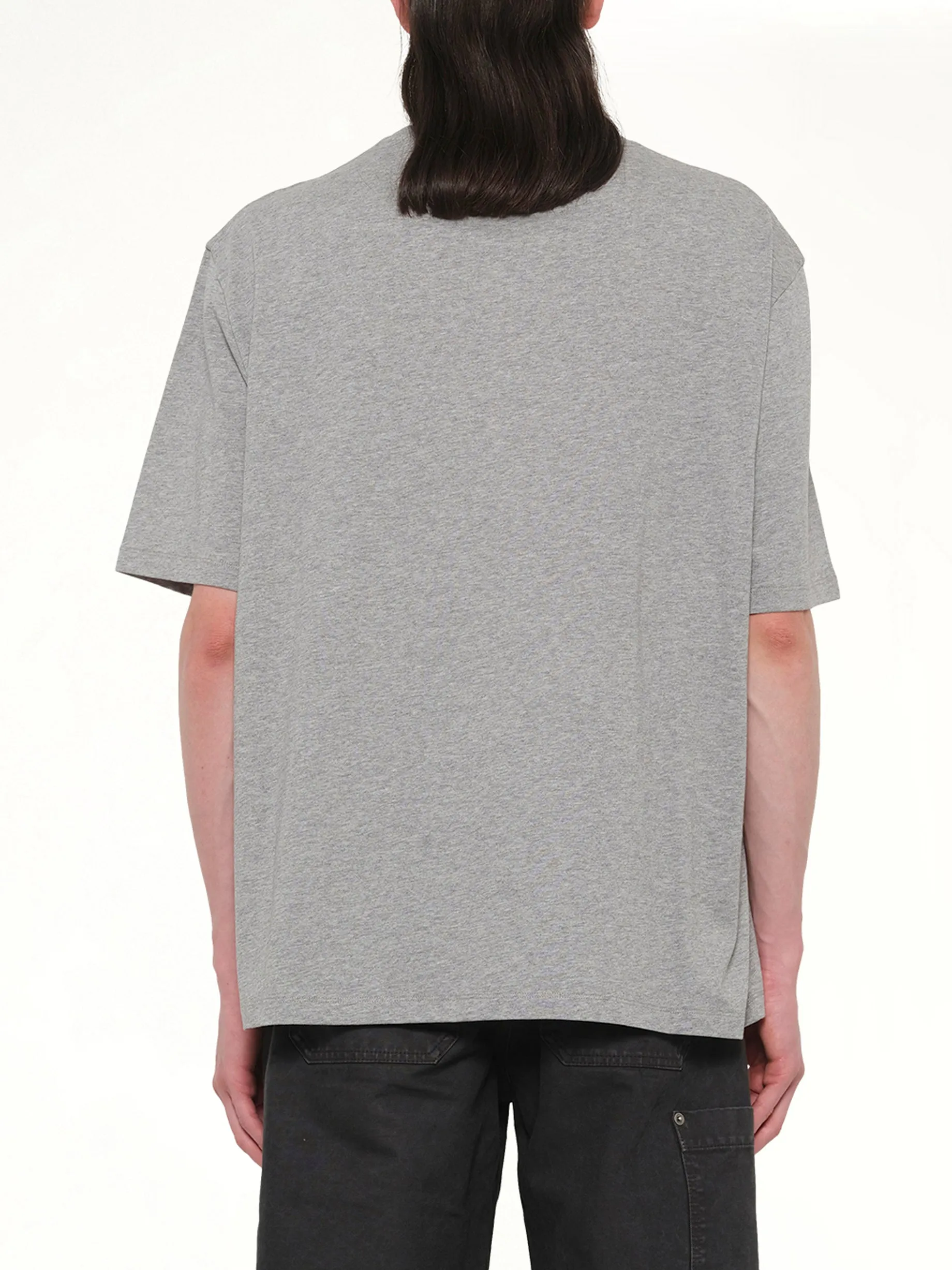 Loose Fit T-Shirt in Grey Melange sold by MARAIS product image thumbnail 5