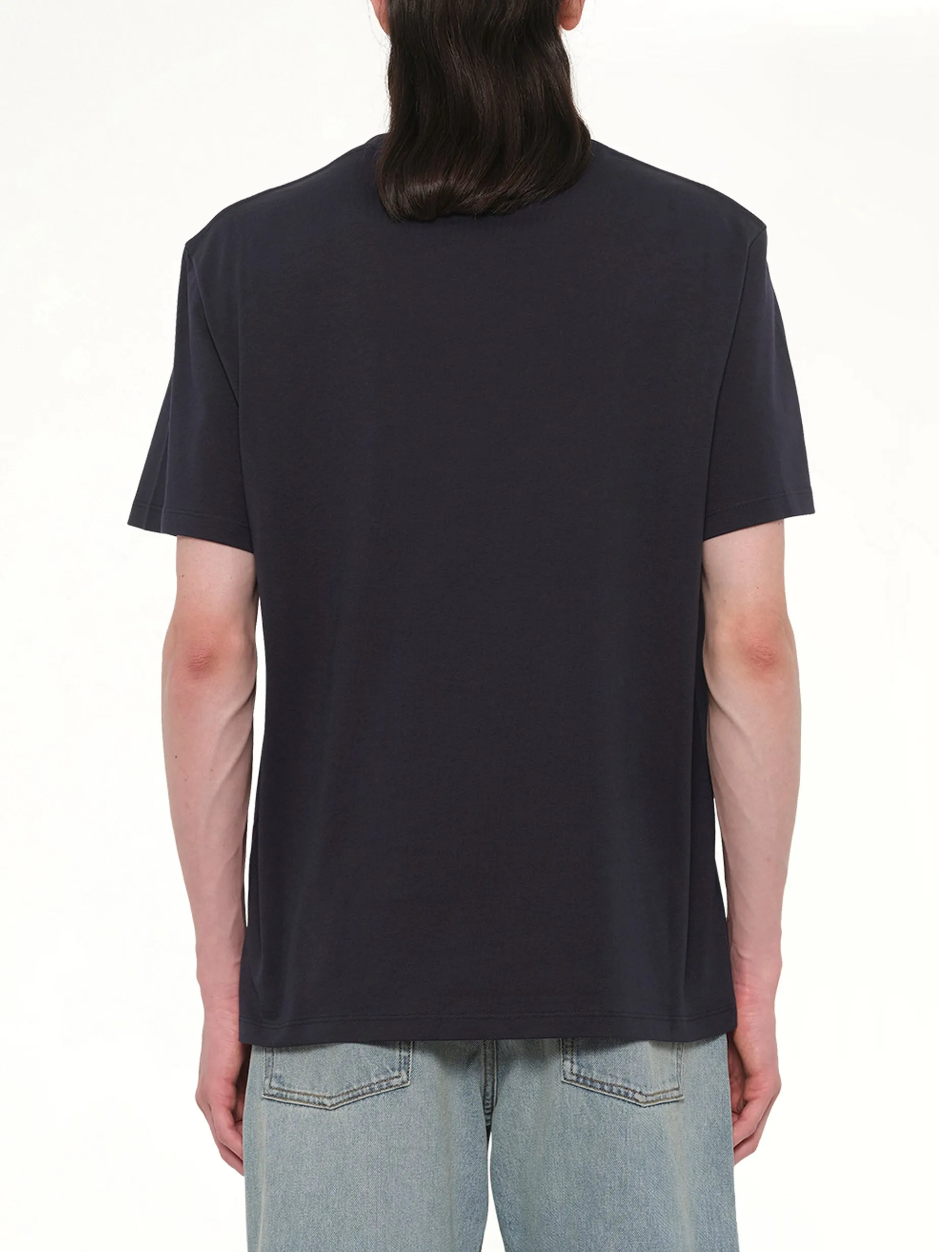 Loewe Relaxed Fit T-Shirt in Dark Navy Blue sold by MARAIS product image thumbnail 5