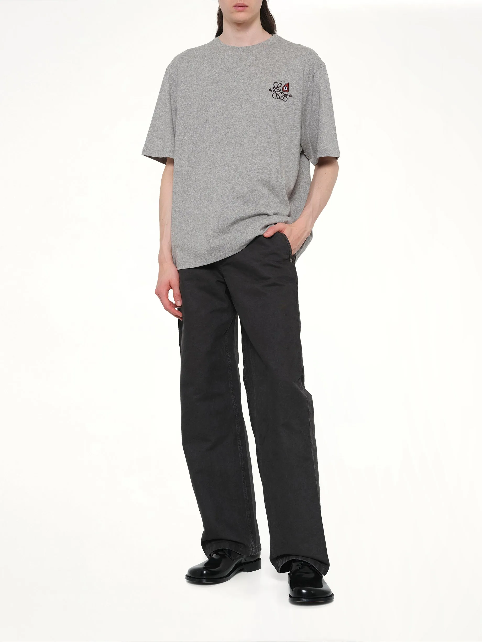 Cotton Trouser in Anthracite sold by MARAIS product image thumbnail 4