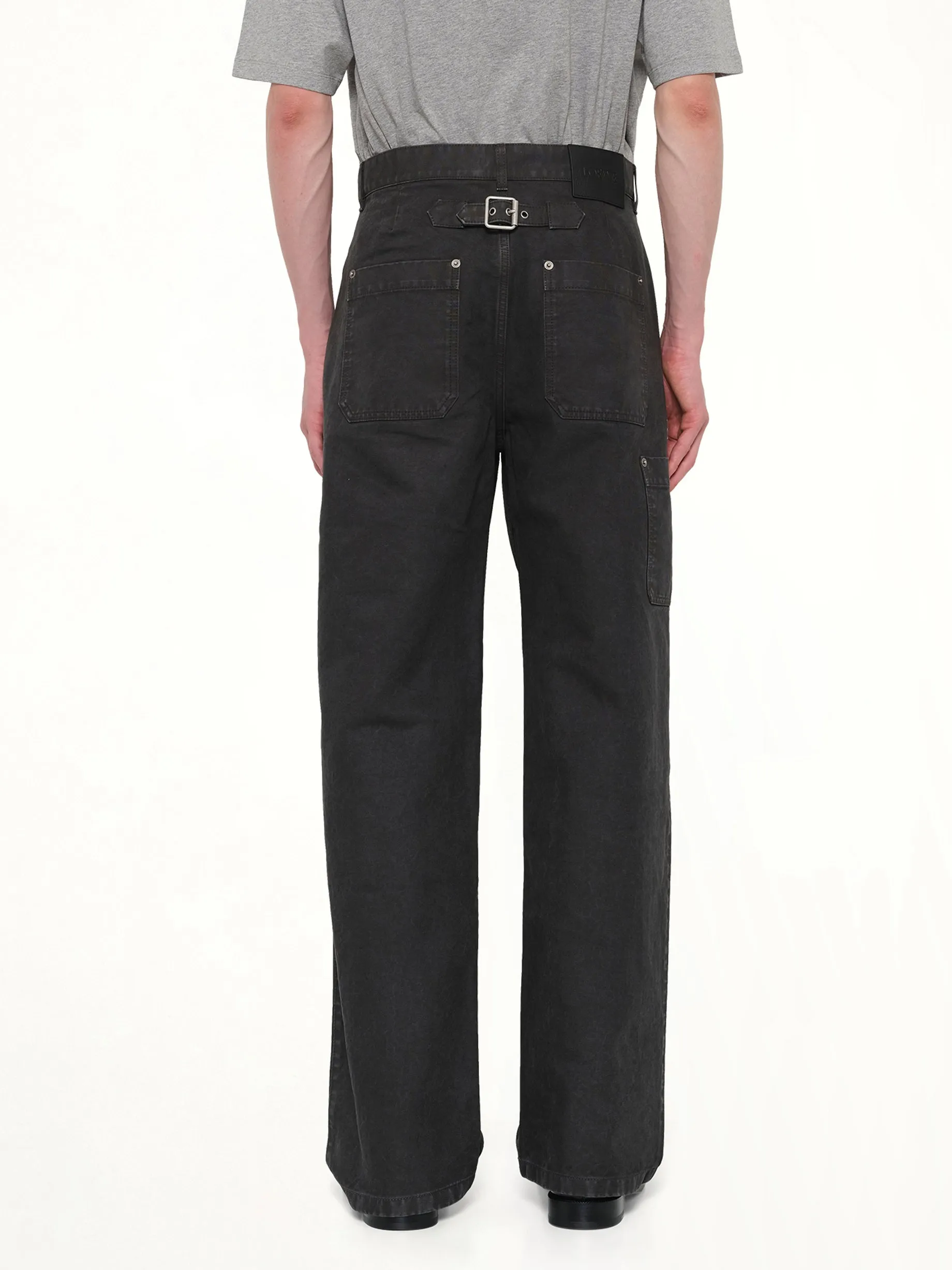 Cotton Trouser in Anthracite sold by MARAIS product image thumbnail 5