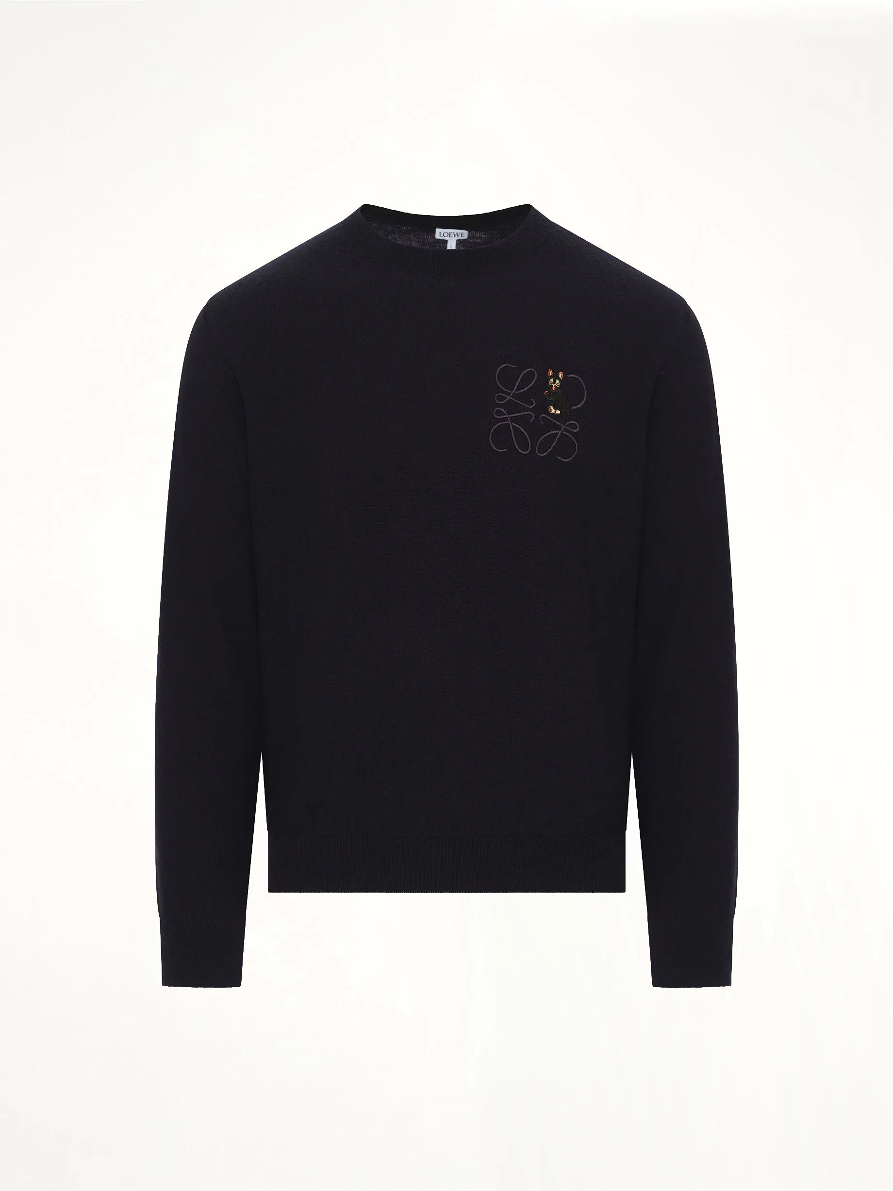 Louis Wain Knit Sweater in Dark Navy Blue sold by MARAIS product image thumbnail 2