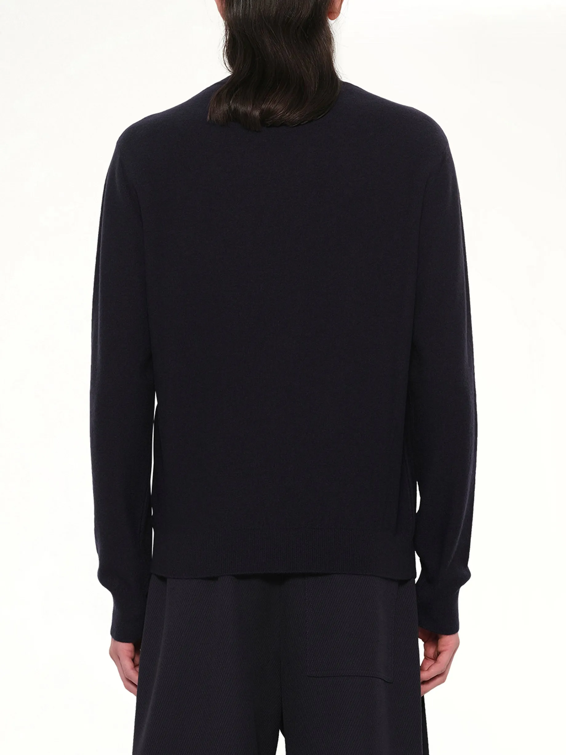 Louis Wain Knit Sweater in Dark Navy Blue sold by MARAIS product image thumbnail 5