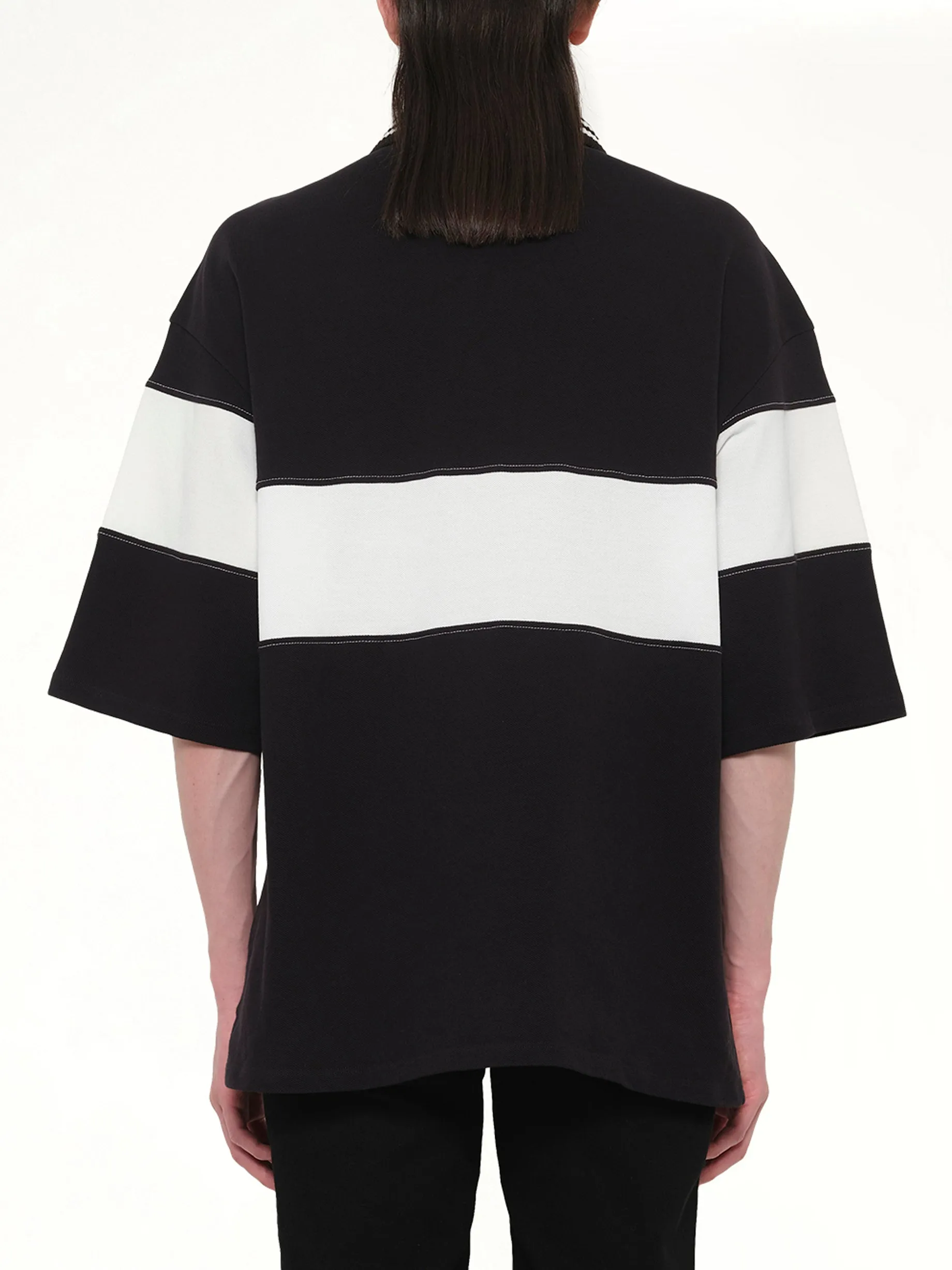 Amiri Sport Oversized Polo in Black sold by MARAIS product image thumbnail 5