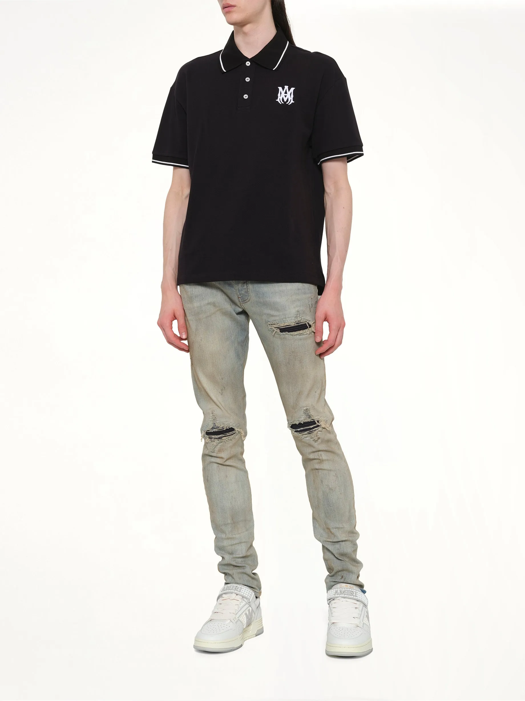 Suede MX1 Jeans in Perfect Antique Indigo sold by MARAIS product image thumbnail 4