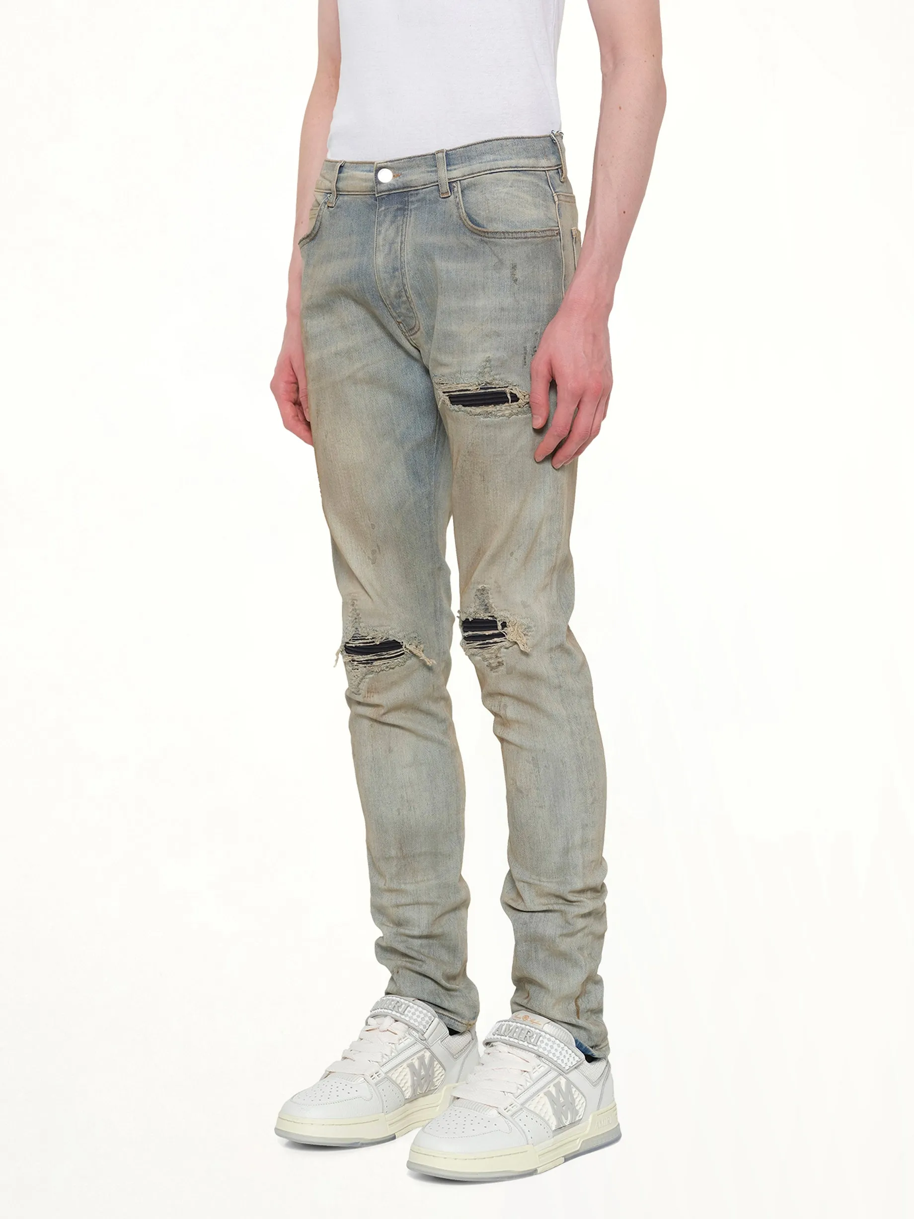 Suede MX1 Jeans in Perfect Antique Indigo sold by MARAIS product image thumbnail 3