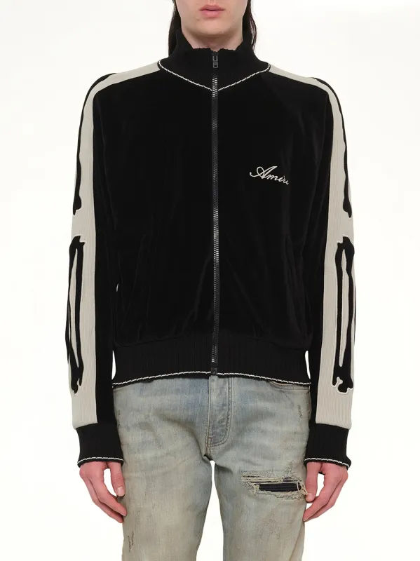 Bones Track Jacket in Black sold by MARAIS