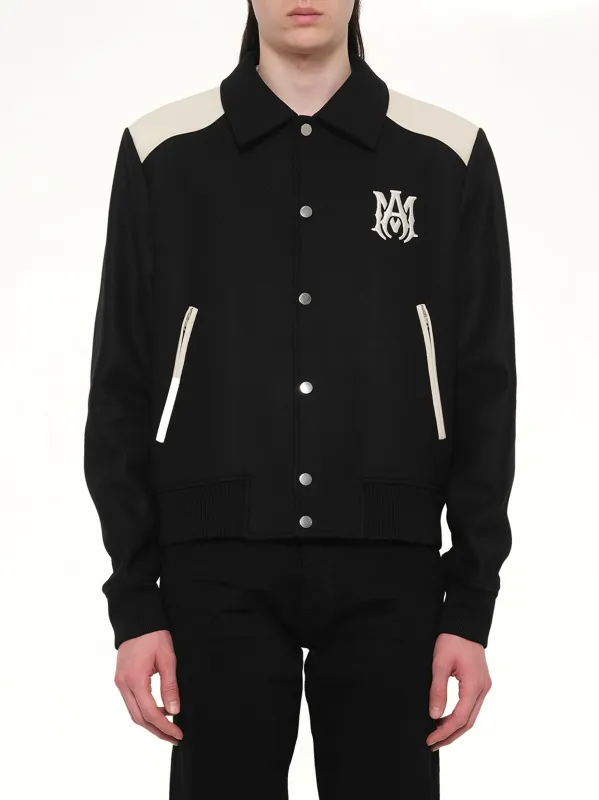 MA Band Jacket in Black sold by MARAIS