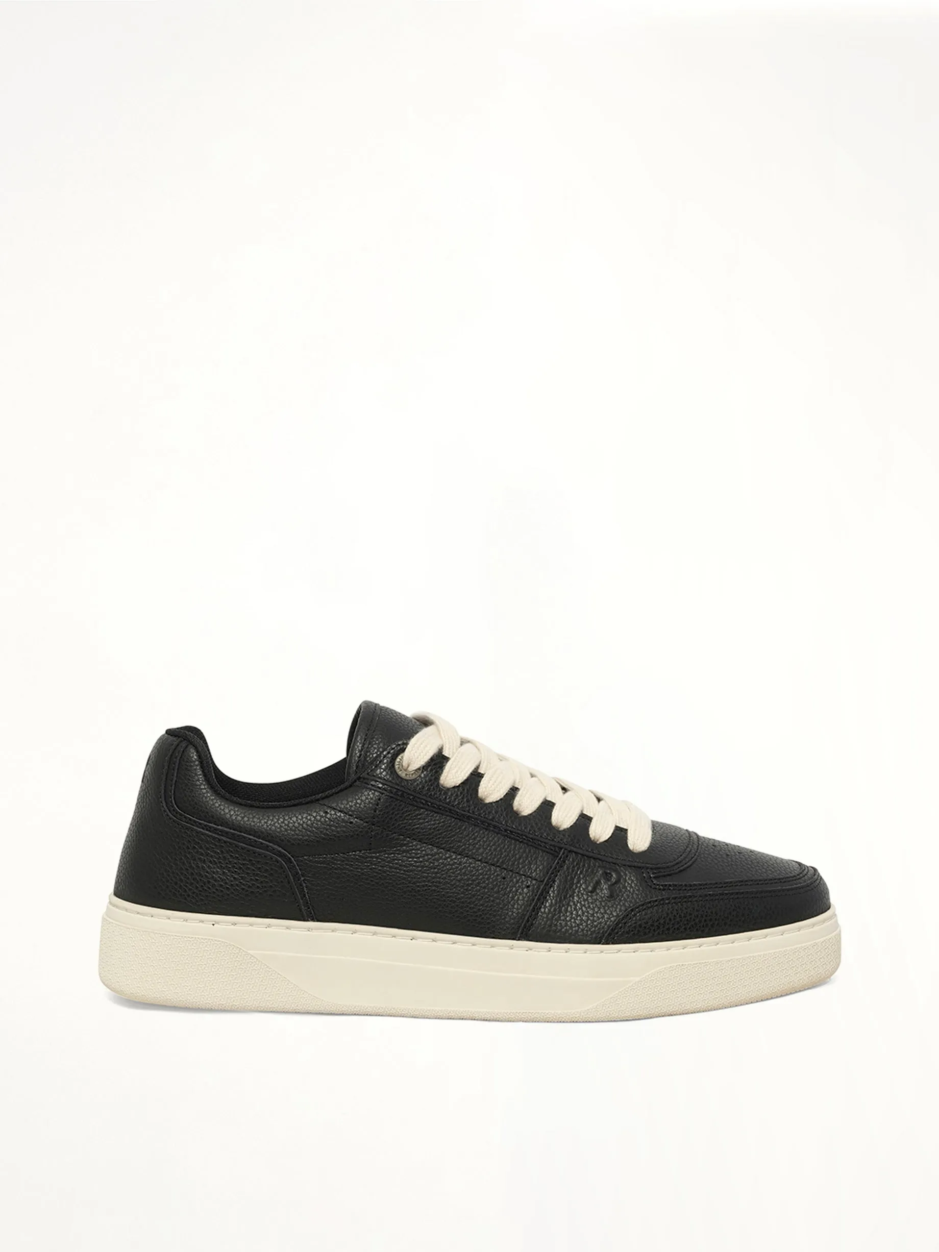 Initial Sneaker in Black sold by MARAIS