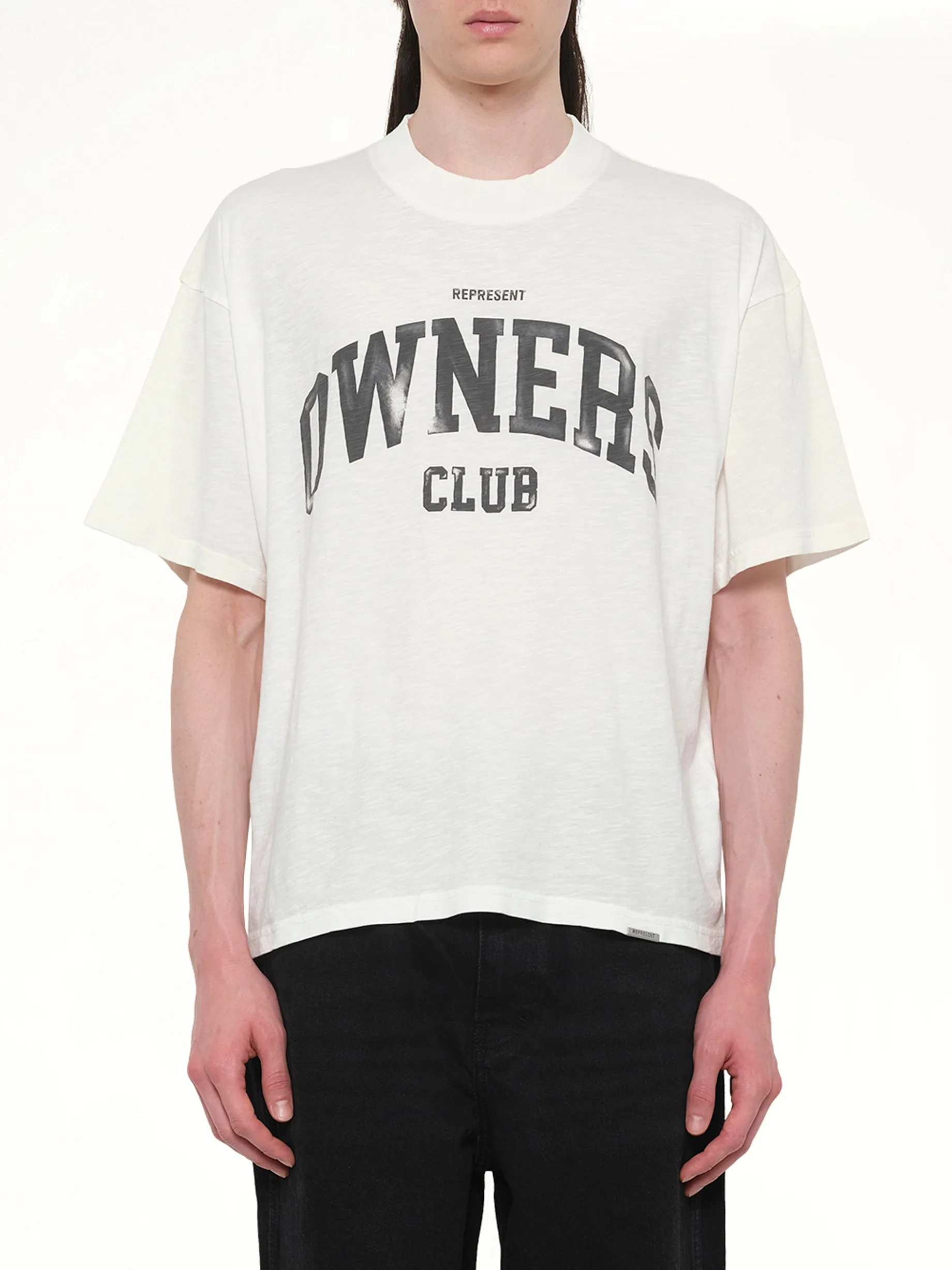Represent Owners Club T-Shirt in Flat White sold by MARAIS